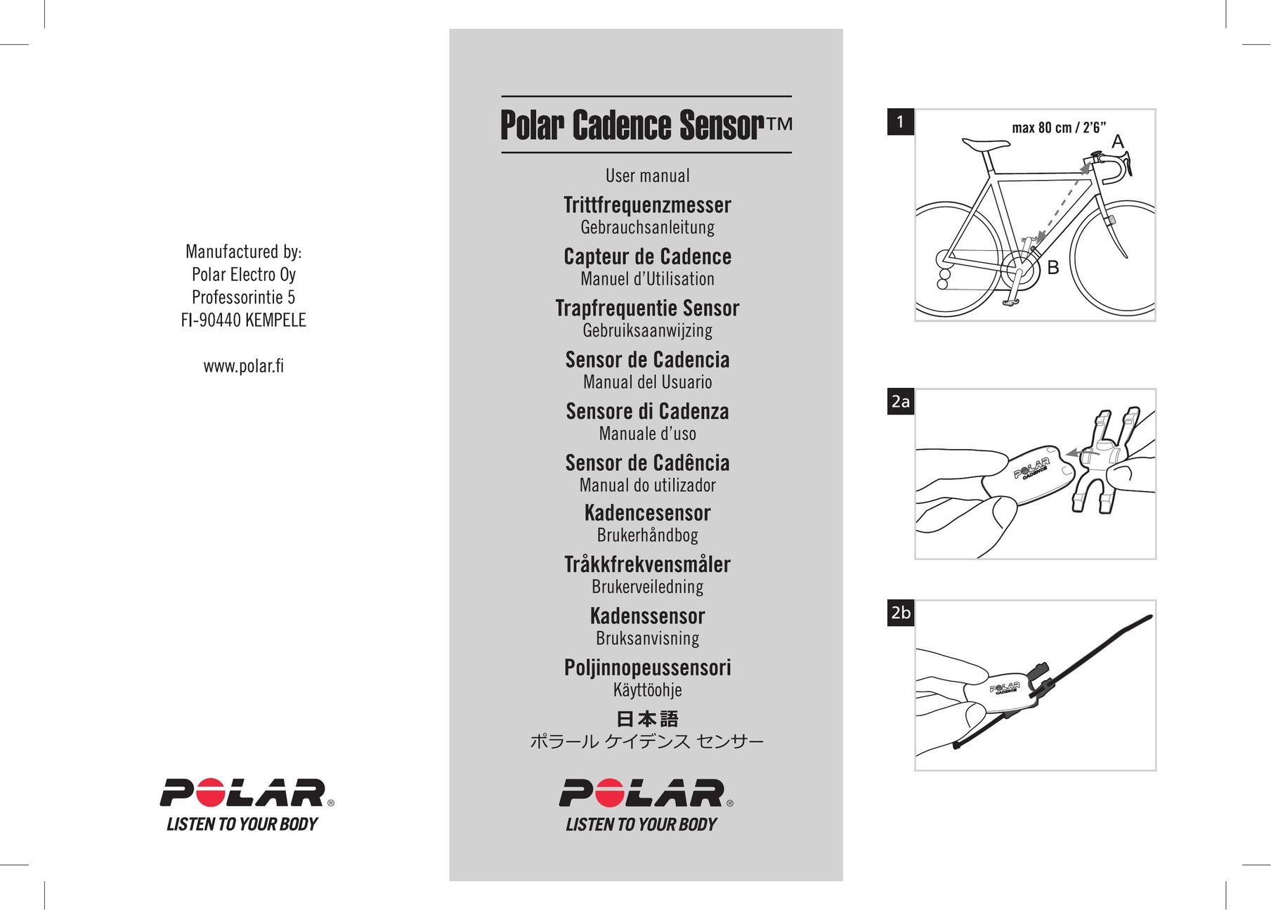 Polar FI-90440 Cyclometer User Manual