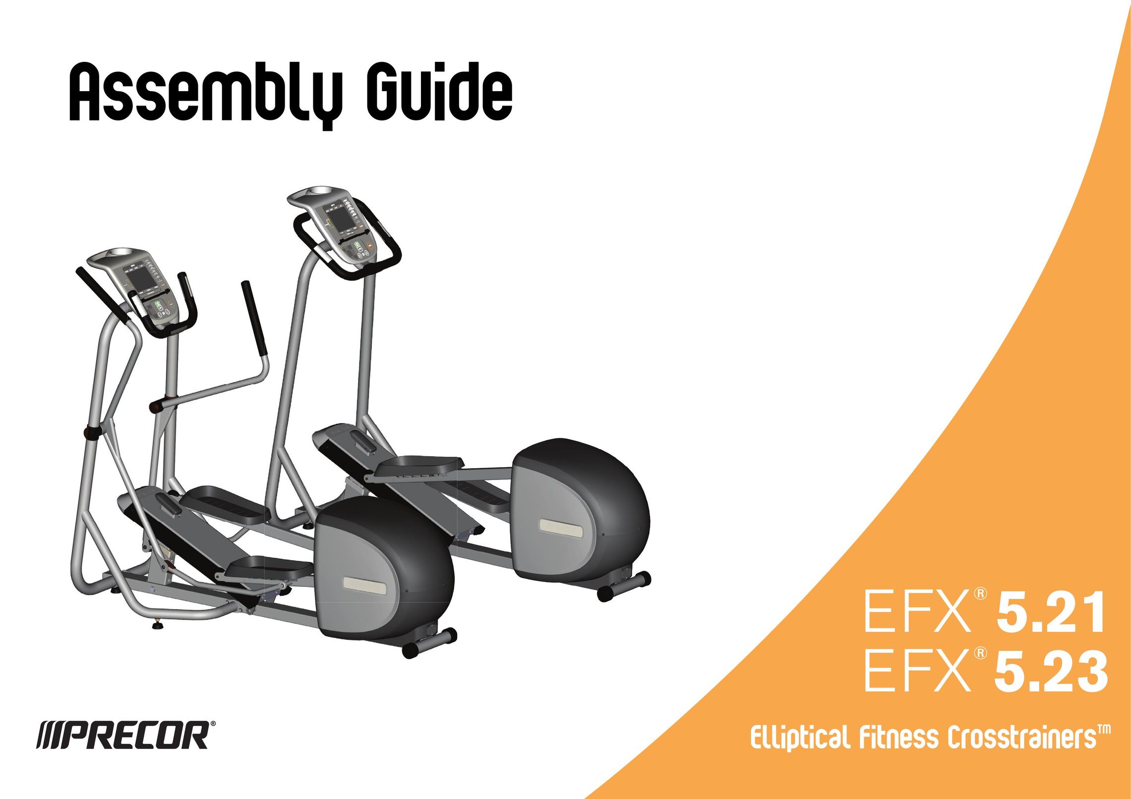 Precor EFX 5.21 Elliptical Trainer User Manual