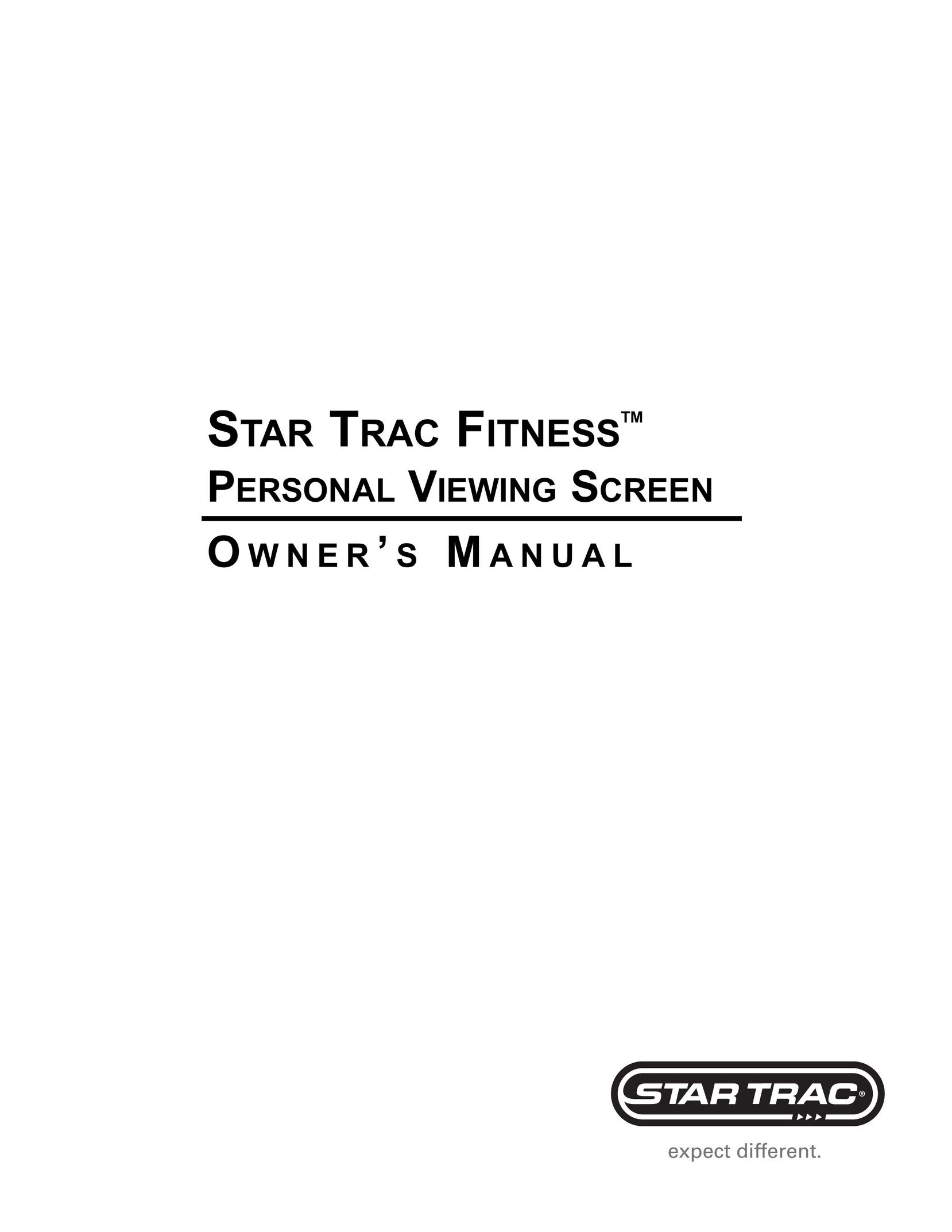 Star Trac E-RBi Elliptical Trainer User Manual