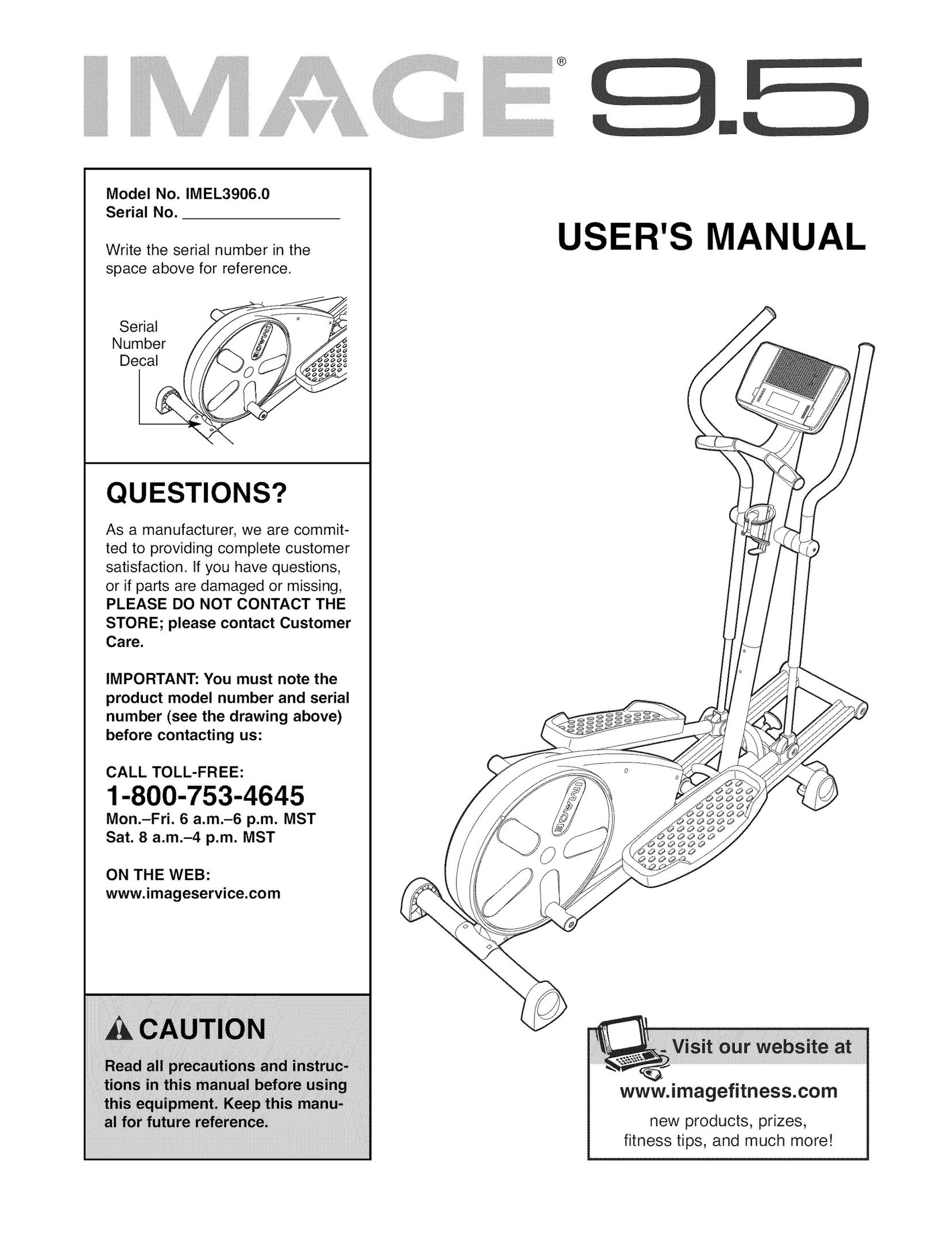 Image IMEL3906.0 Exercise Bike User Manual