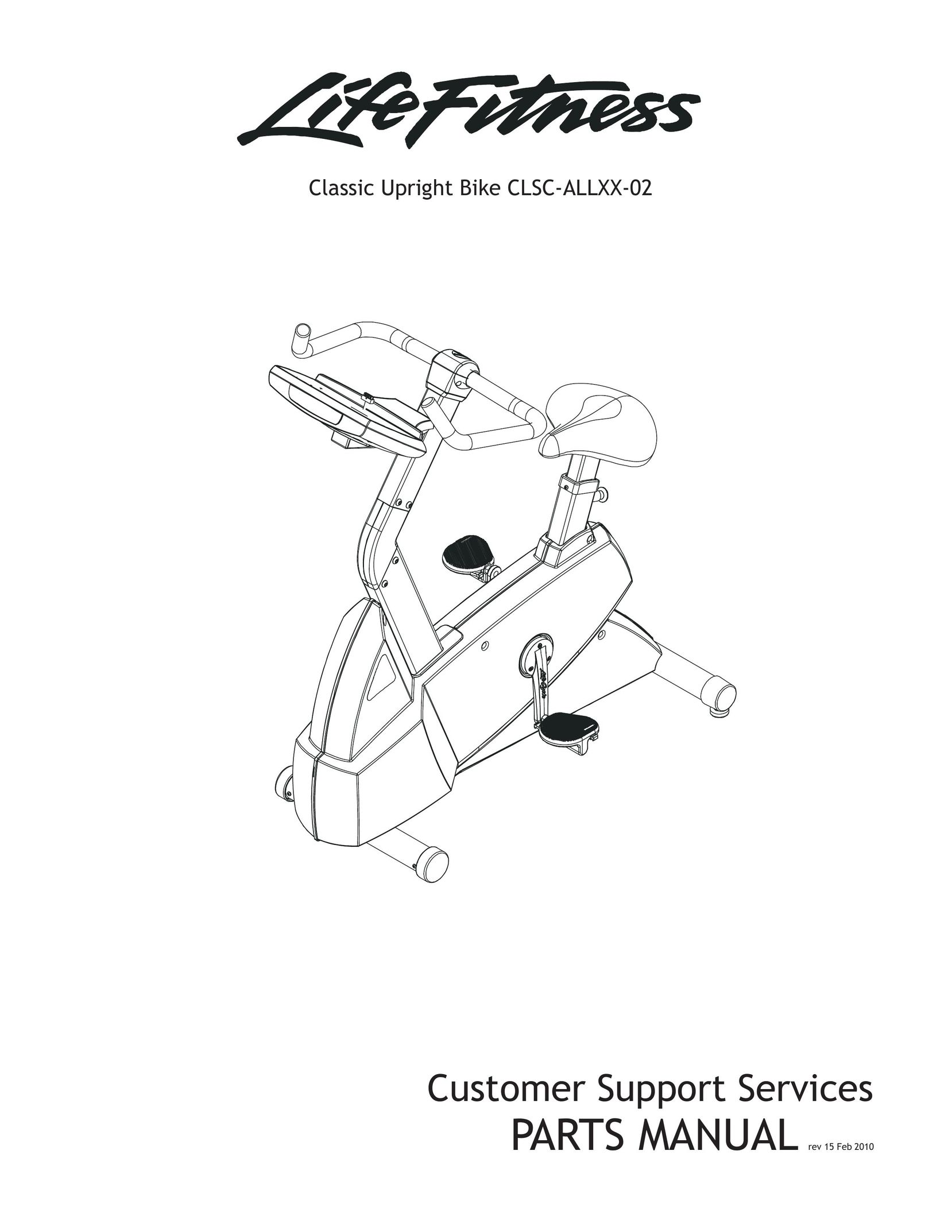 Life Fitness CLSC-ALLXX-02 Exercise Bike User Manual