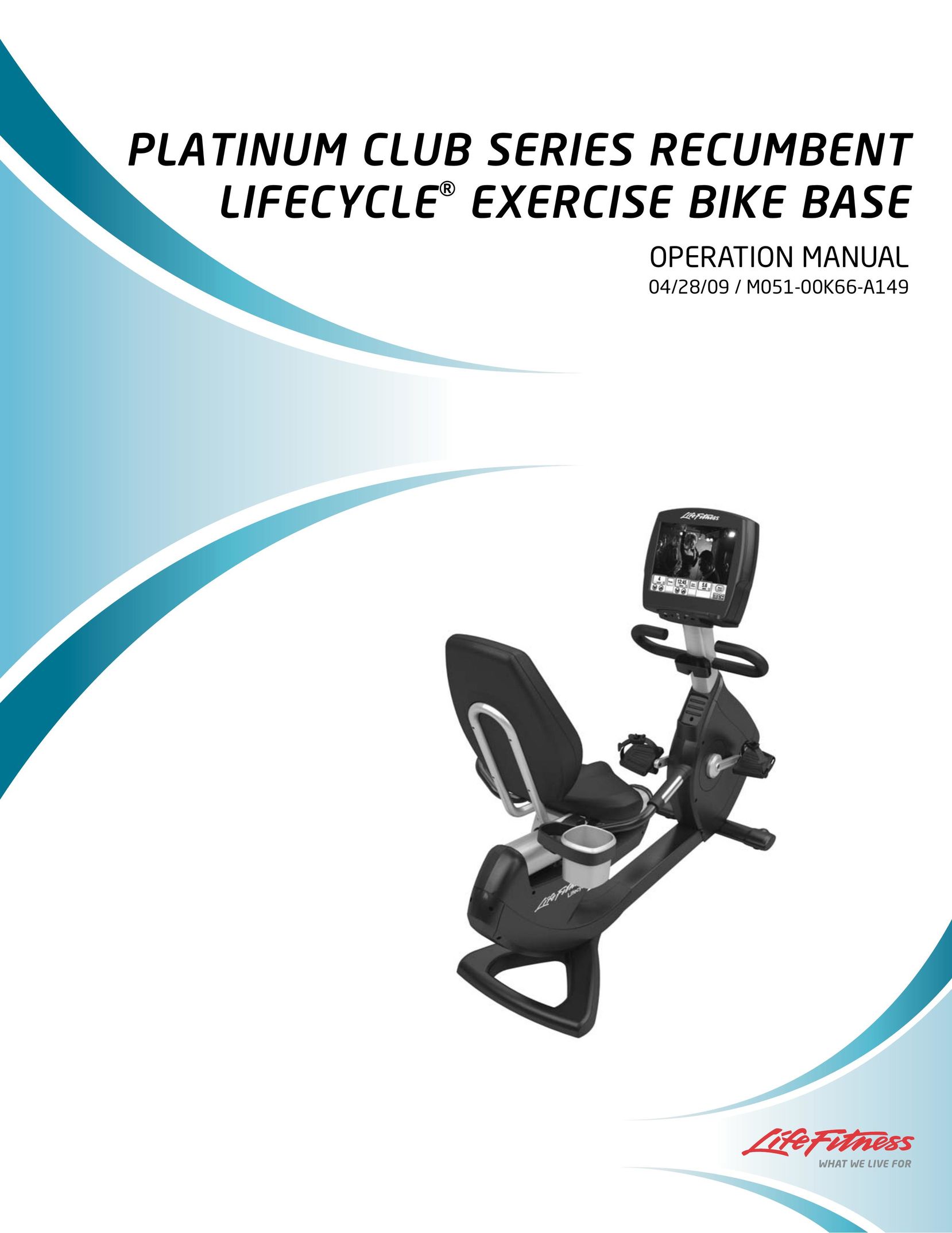 Life Fitness M051-0K66-A149 Exercise Bike User Manual