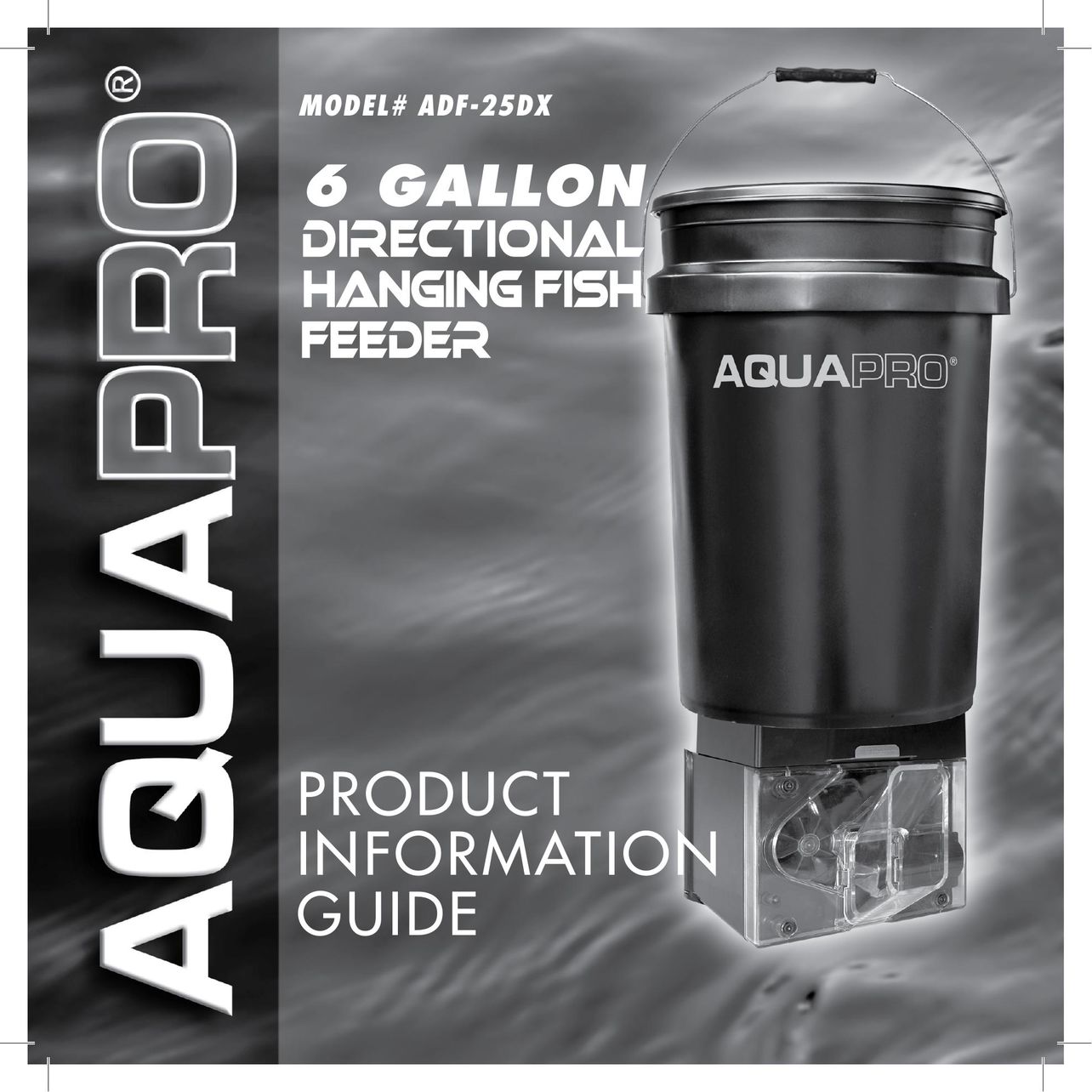 Aquapro Fish Feeders ADF-25DX Fishing Equipment User Manual