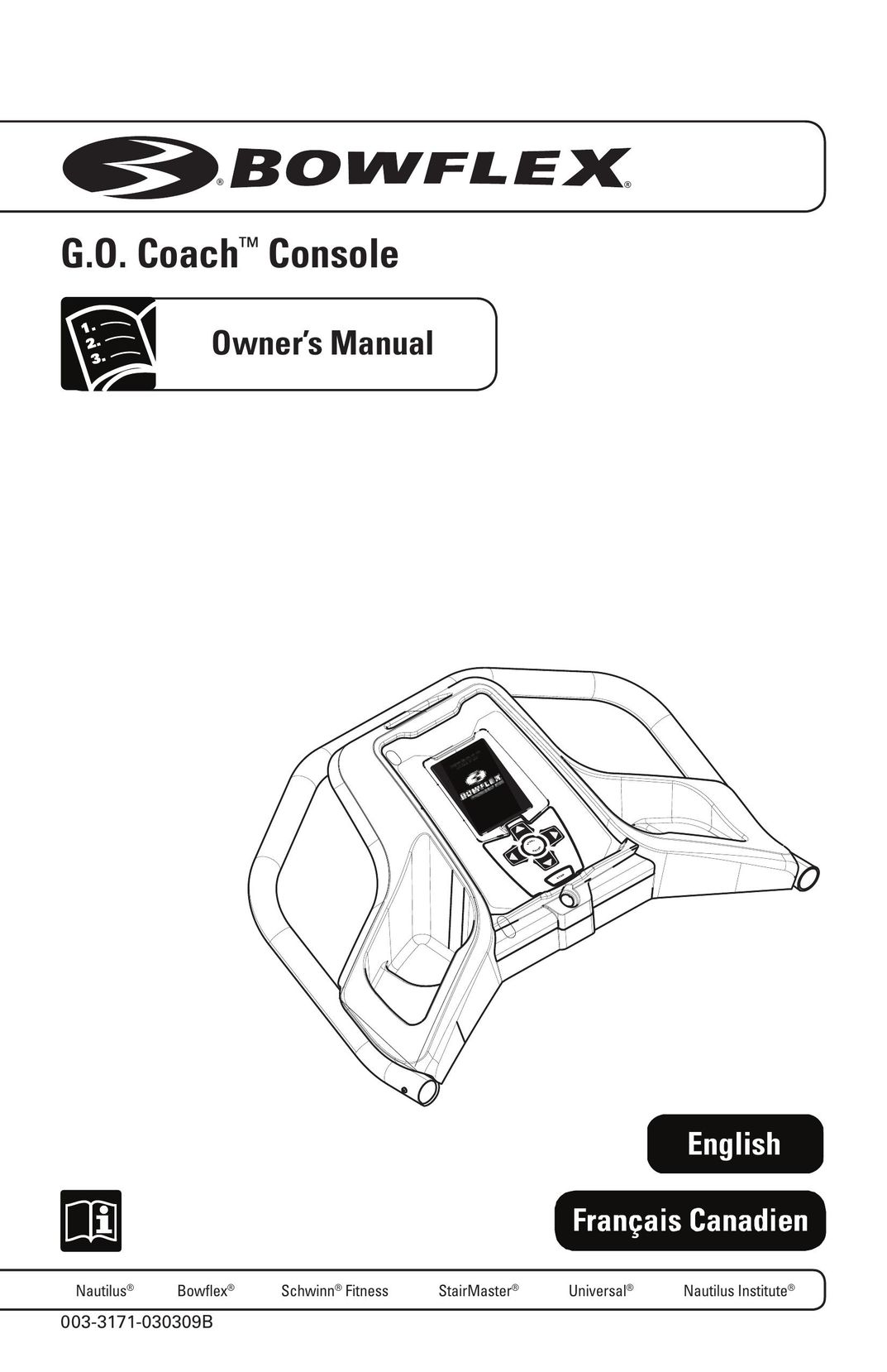 Bowflex 003-3171-030309B Fitness Electronics User Manual