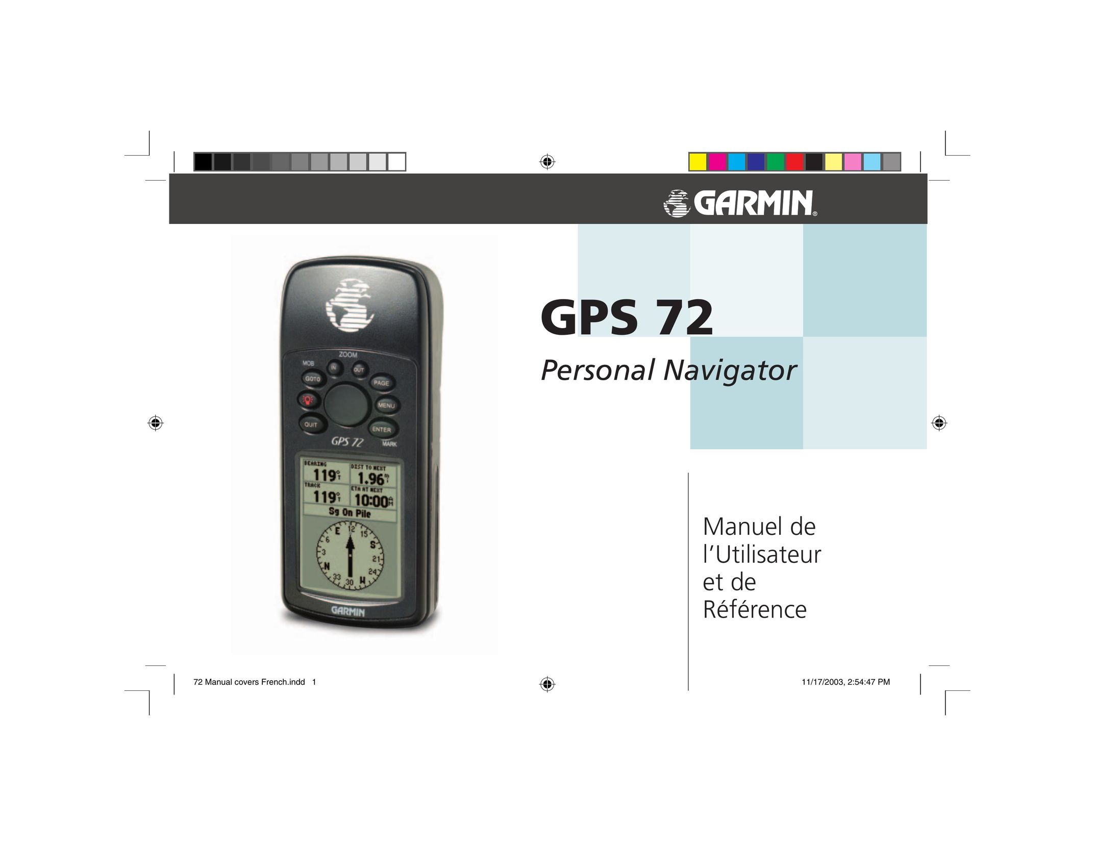 Garmin GPS 72 Fitness Electronics User Manual
