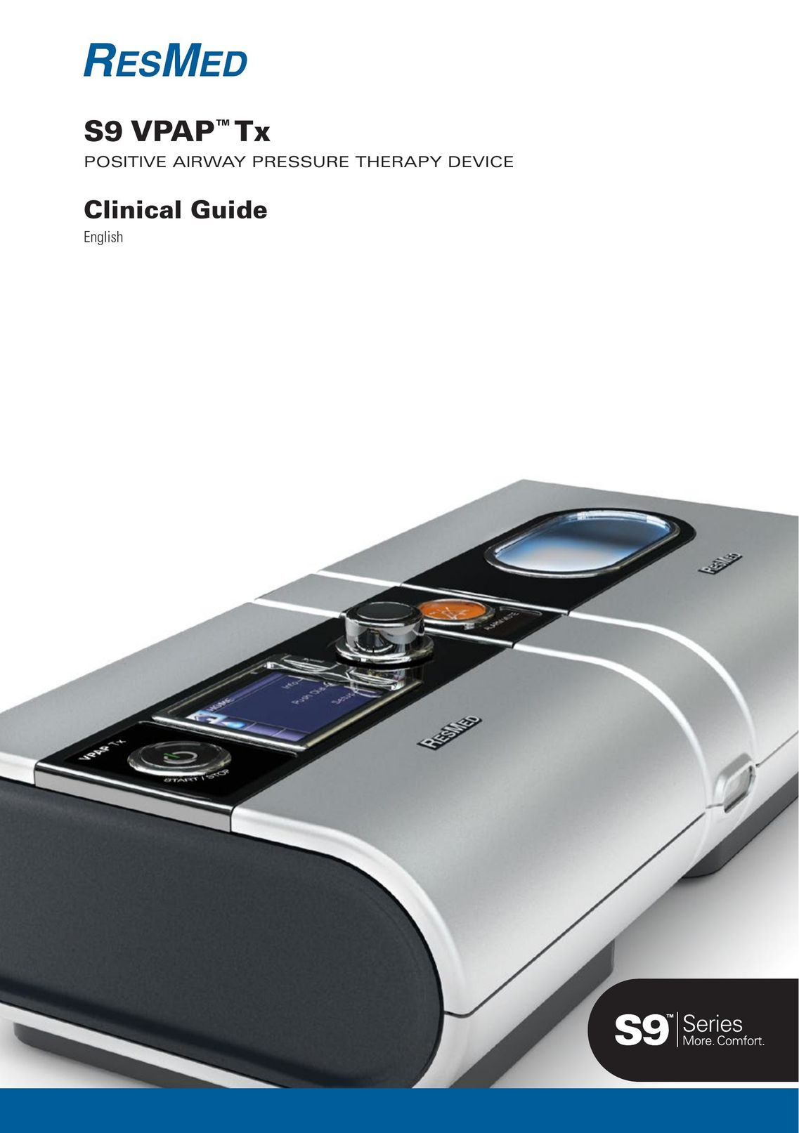 ResMed S9 VPAP Tx Fitness Electronics User Manual