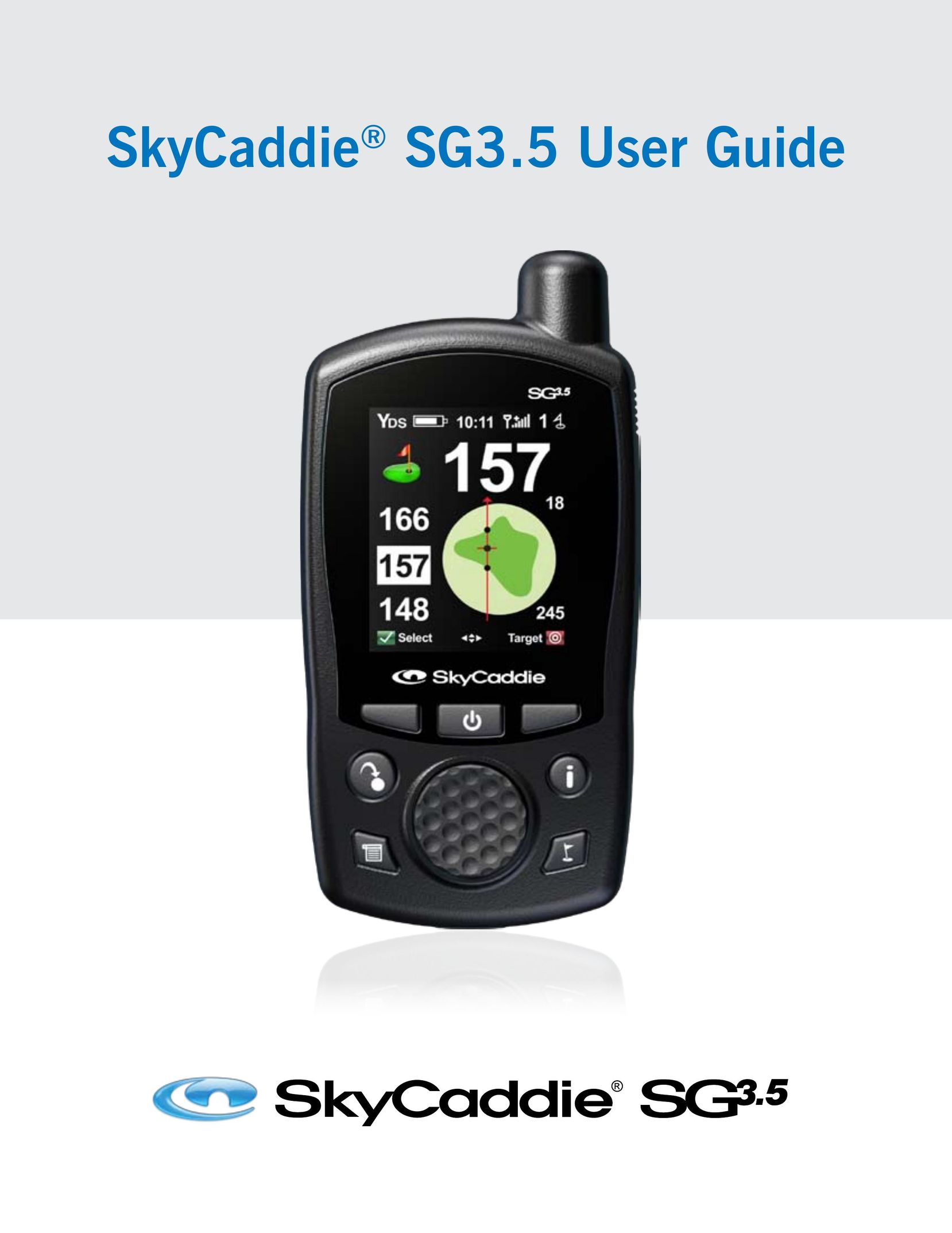 SkyGolf SG3.5 Fitness Electronics User Manual