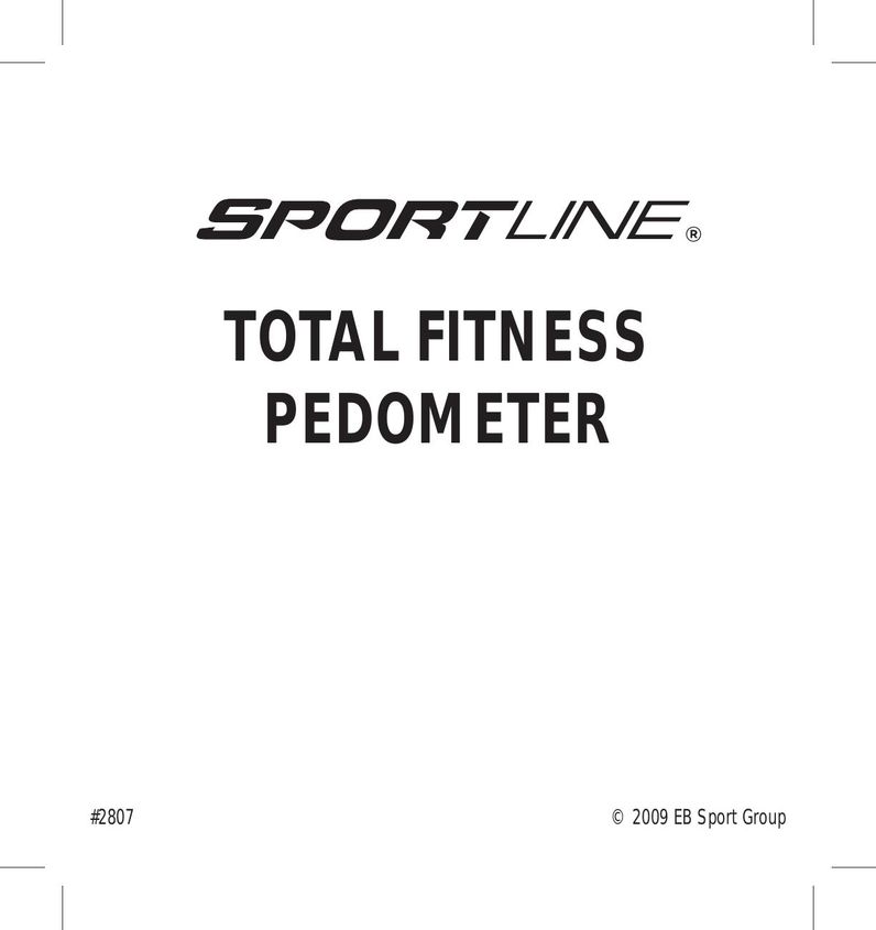 Sportline #2807 Fitness Electronics User Manual