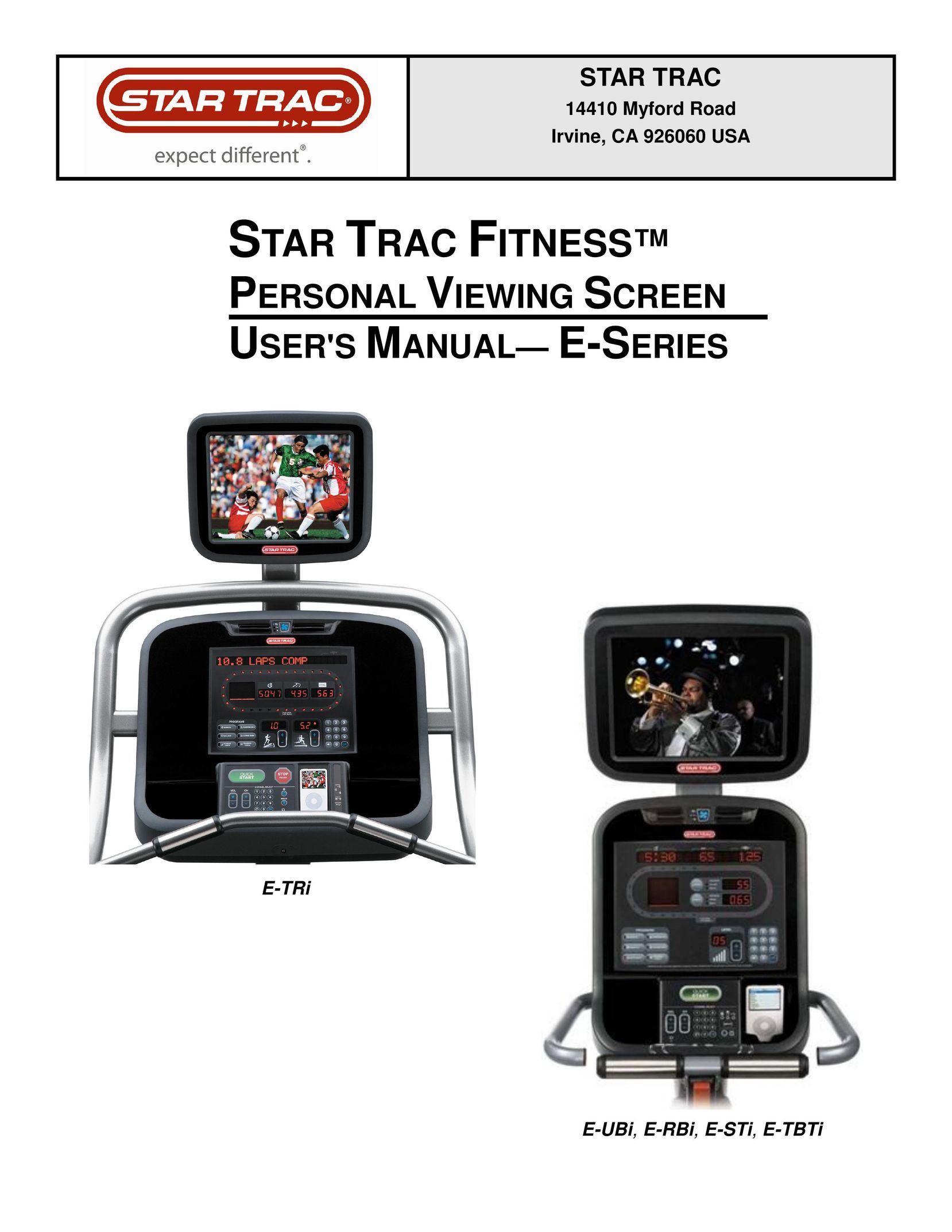 Star Trac E-RBI Fitness Electronics User Manual