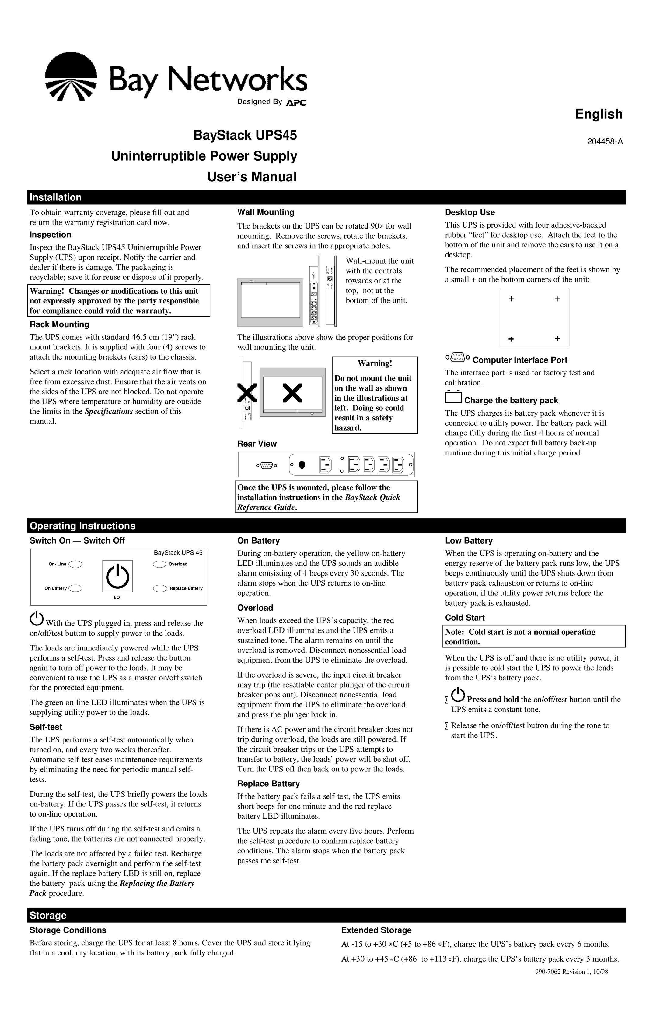 Ackton UPS45 Fitness Equipment User Manual