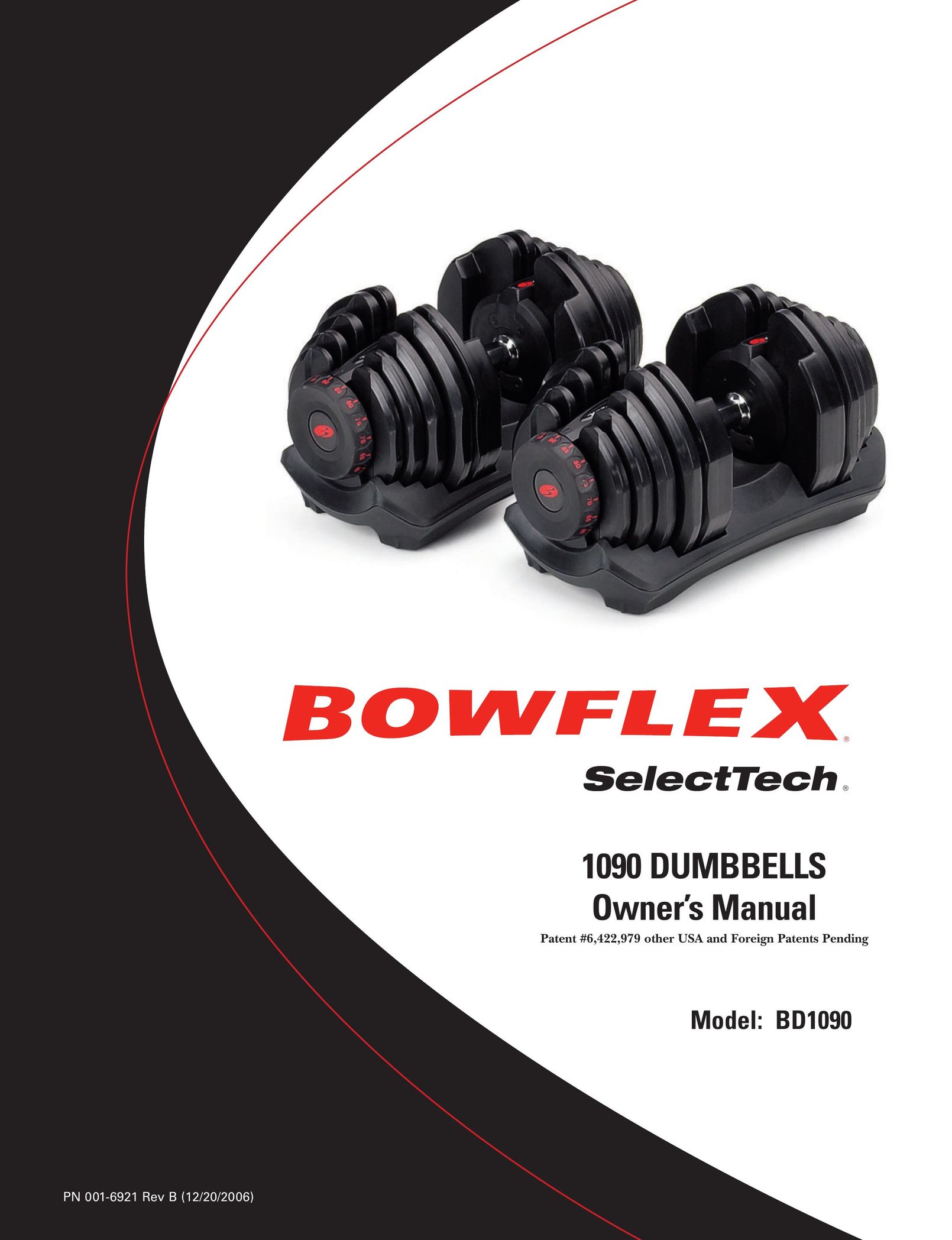 Bowflex BD1090 Fitness Equipment User Manual
