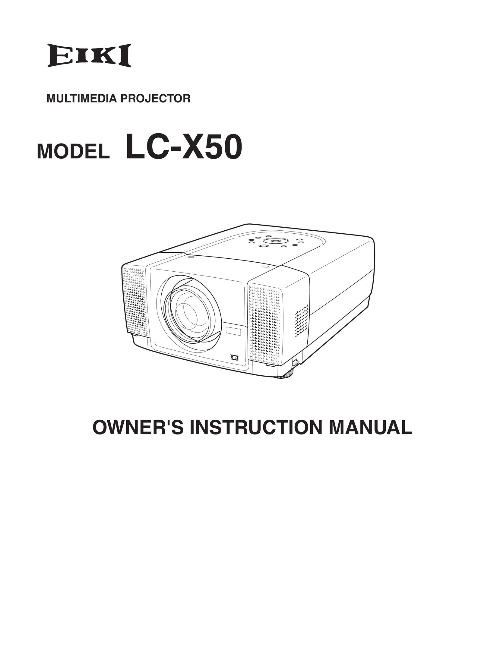 Eiki LC-X50 Fitness Equipment User Manual