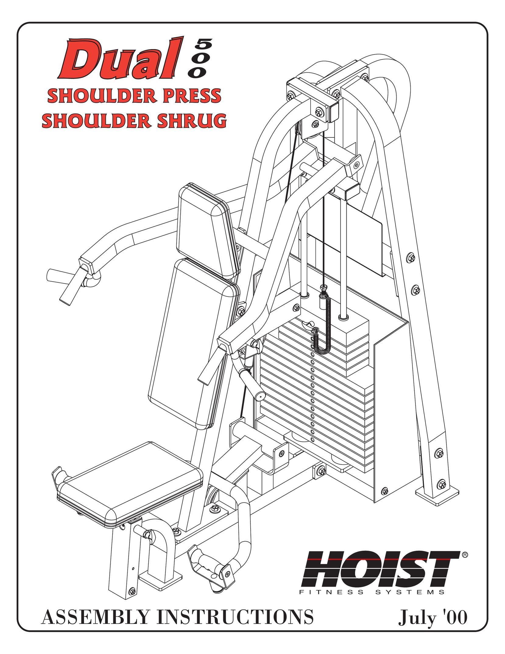 Hoist Fitness dual500 Fitness Equipment User Manual