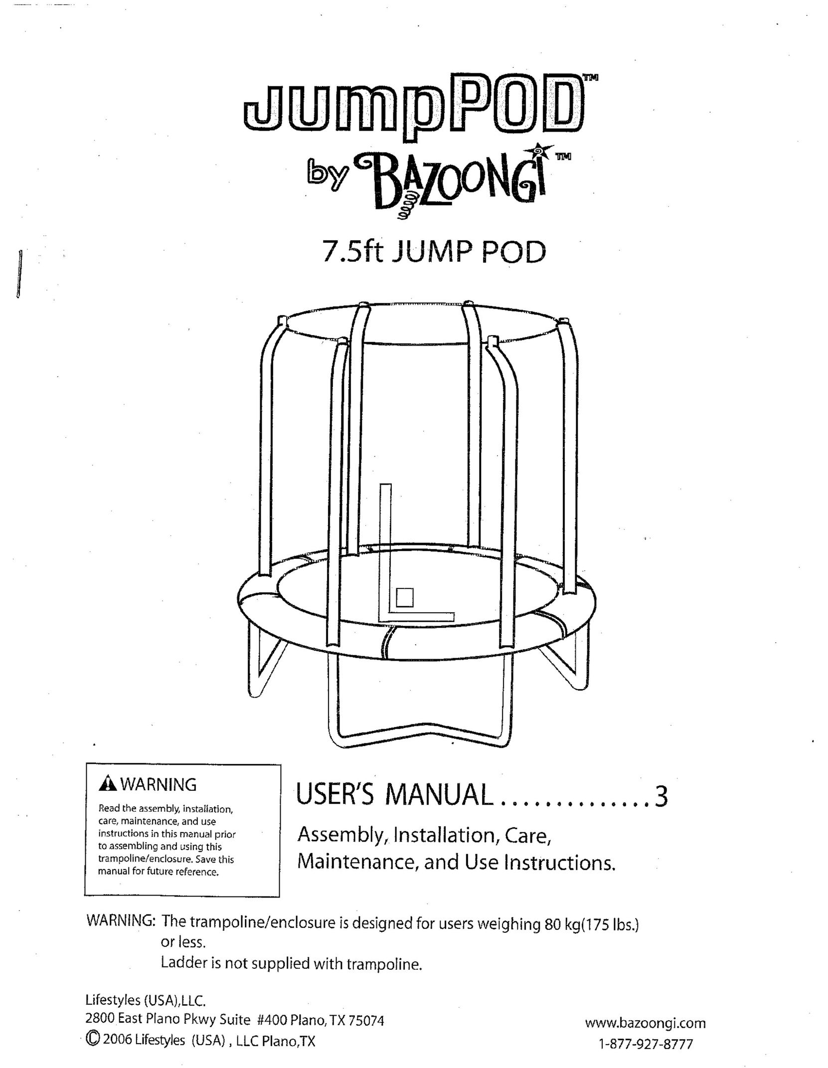Jumpking Jump Pod Fitness Equipment User Manual
