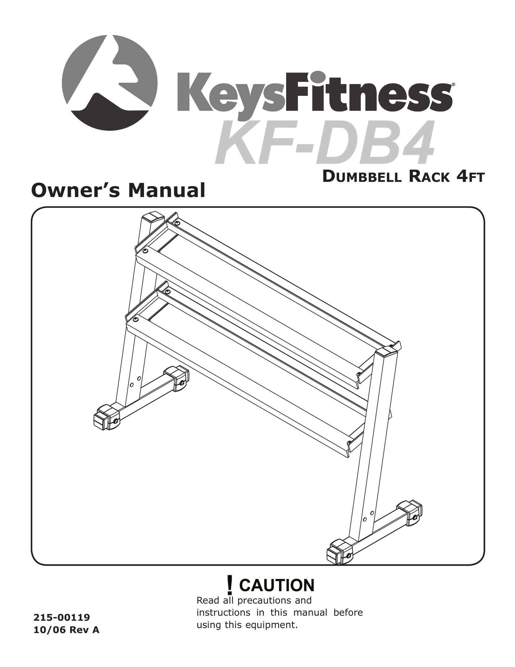 Keys Fitness KF-DB4 Fitness Equipment User Manual
