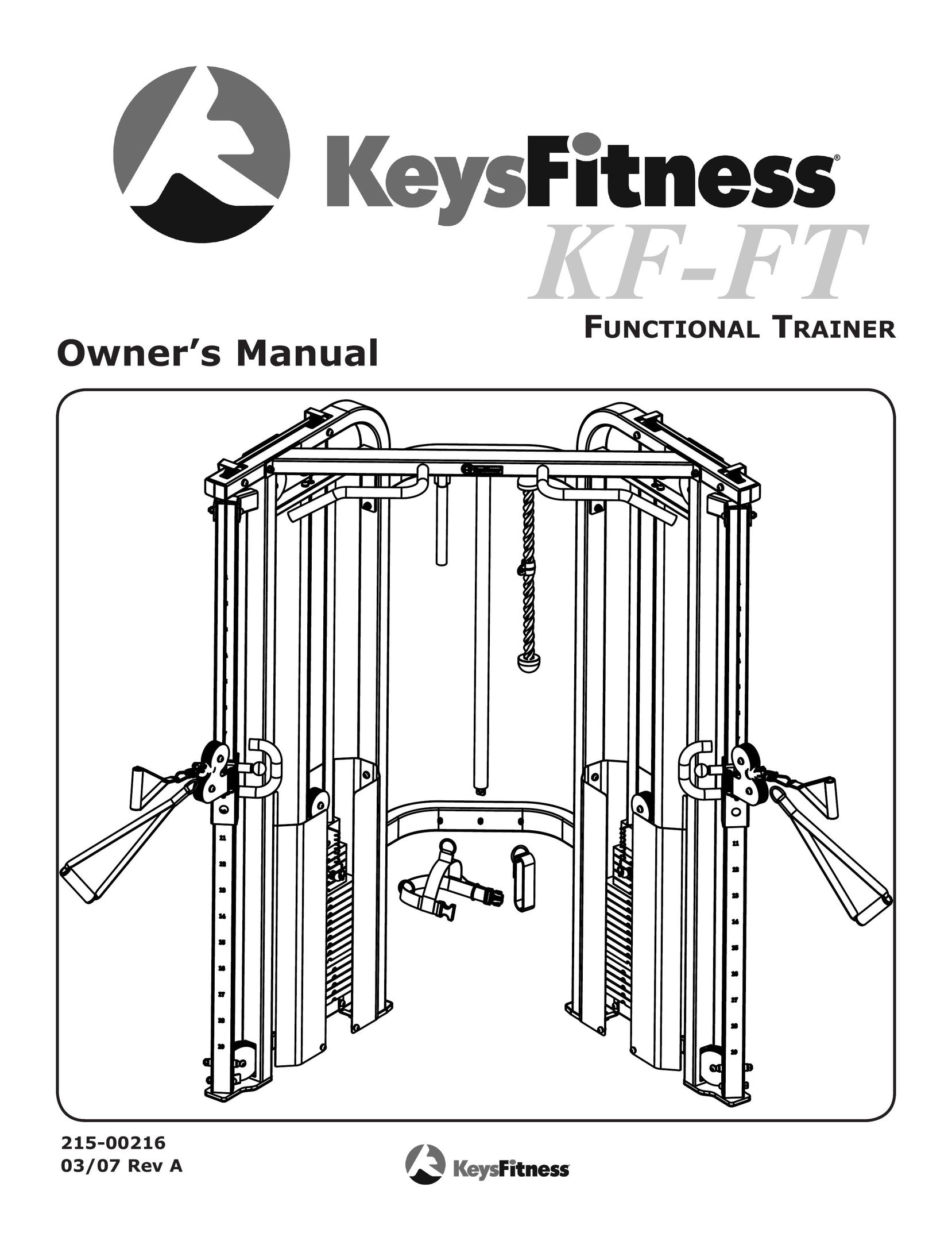 Keys Fitness KF-FT Fitness Equipment User Manual