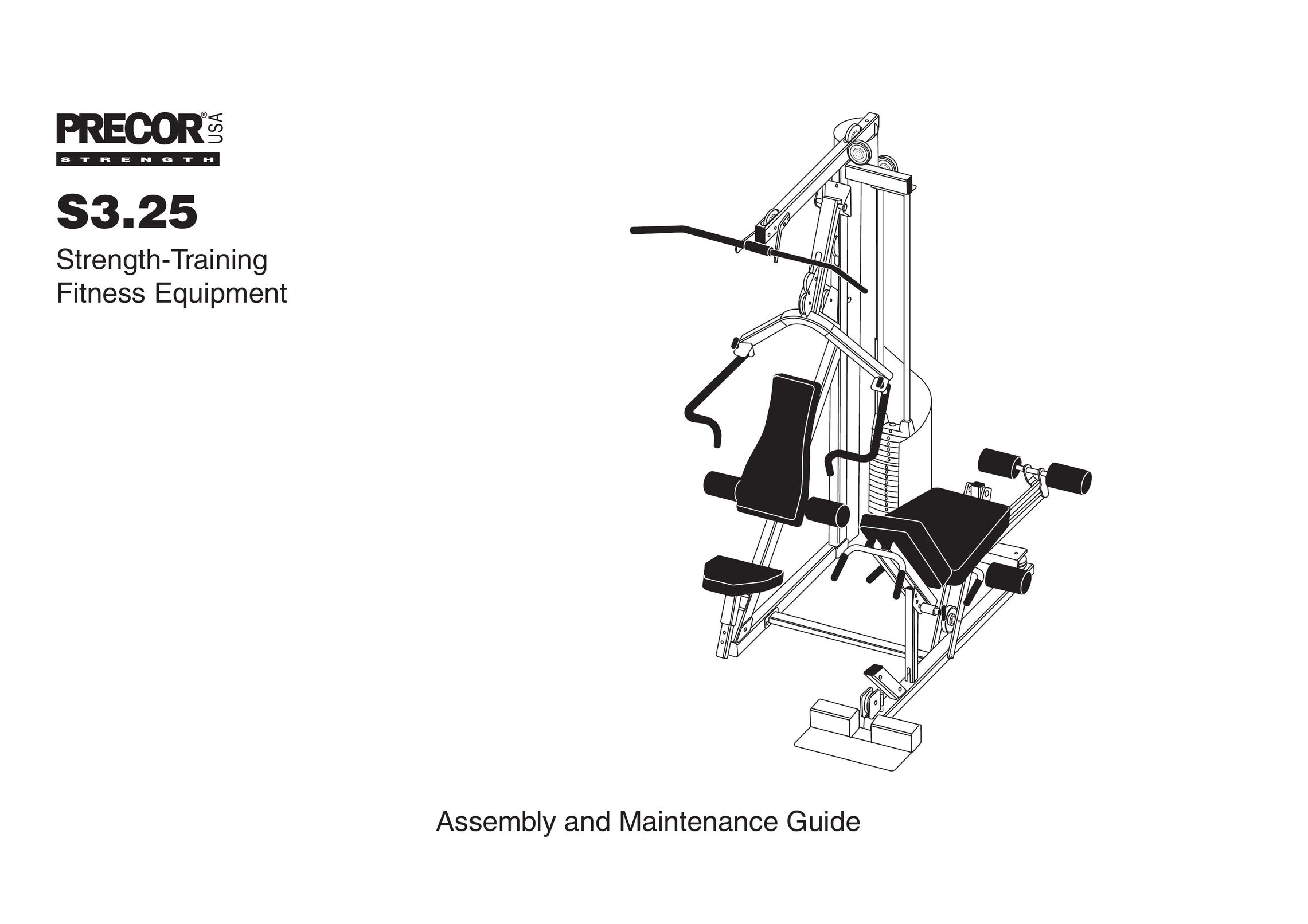 Precor S3.25 Fitness Equipment User Manual