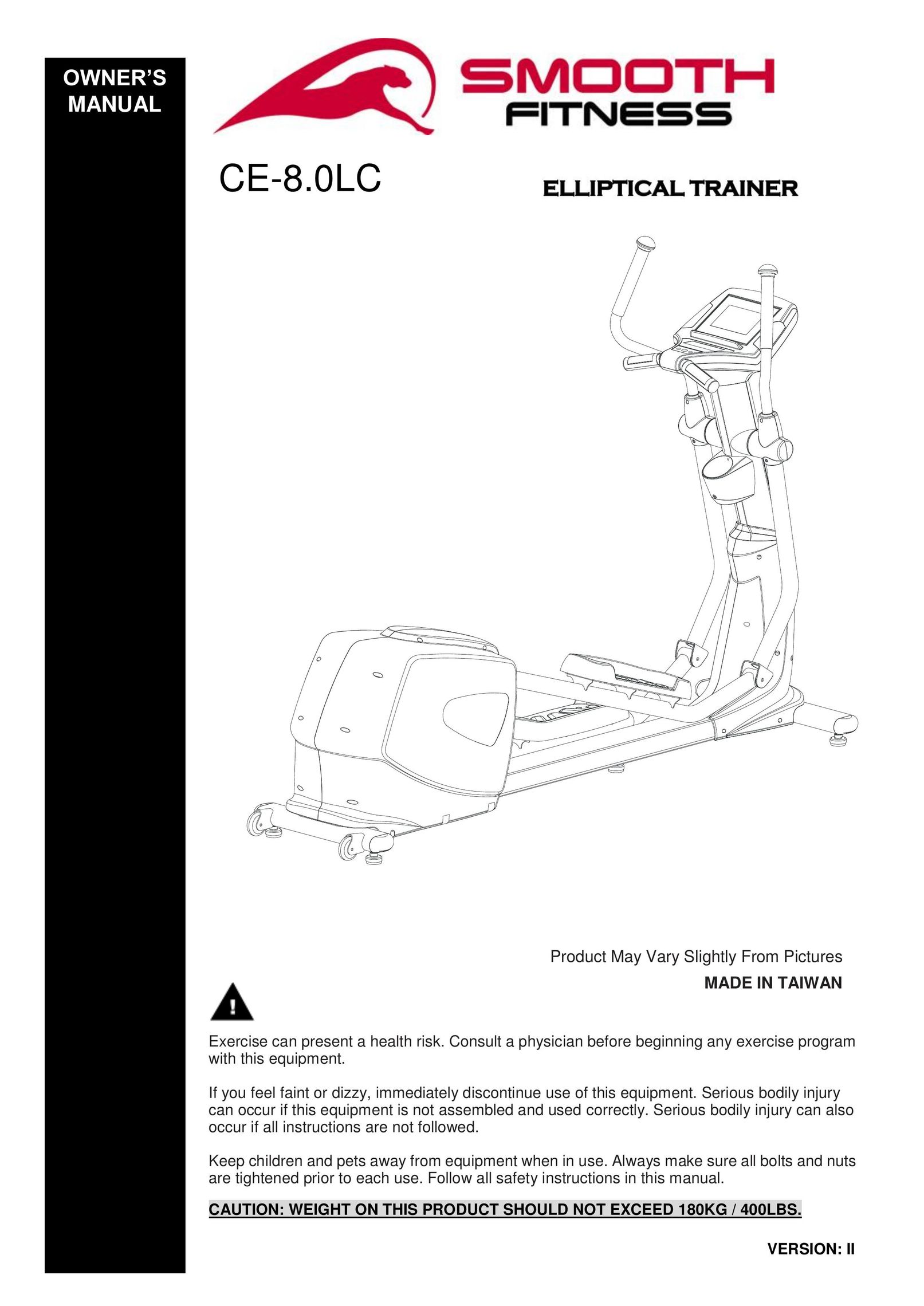 Smooth Fitness CE-8.0LC Fitness Equipment User Manual