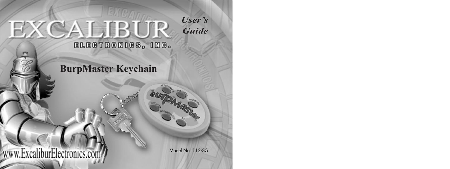 Excalibur electronic 112-SG Games User Manual