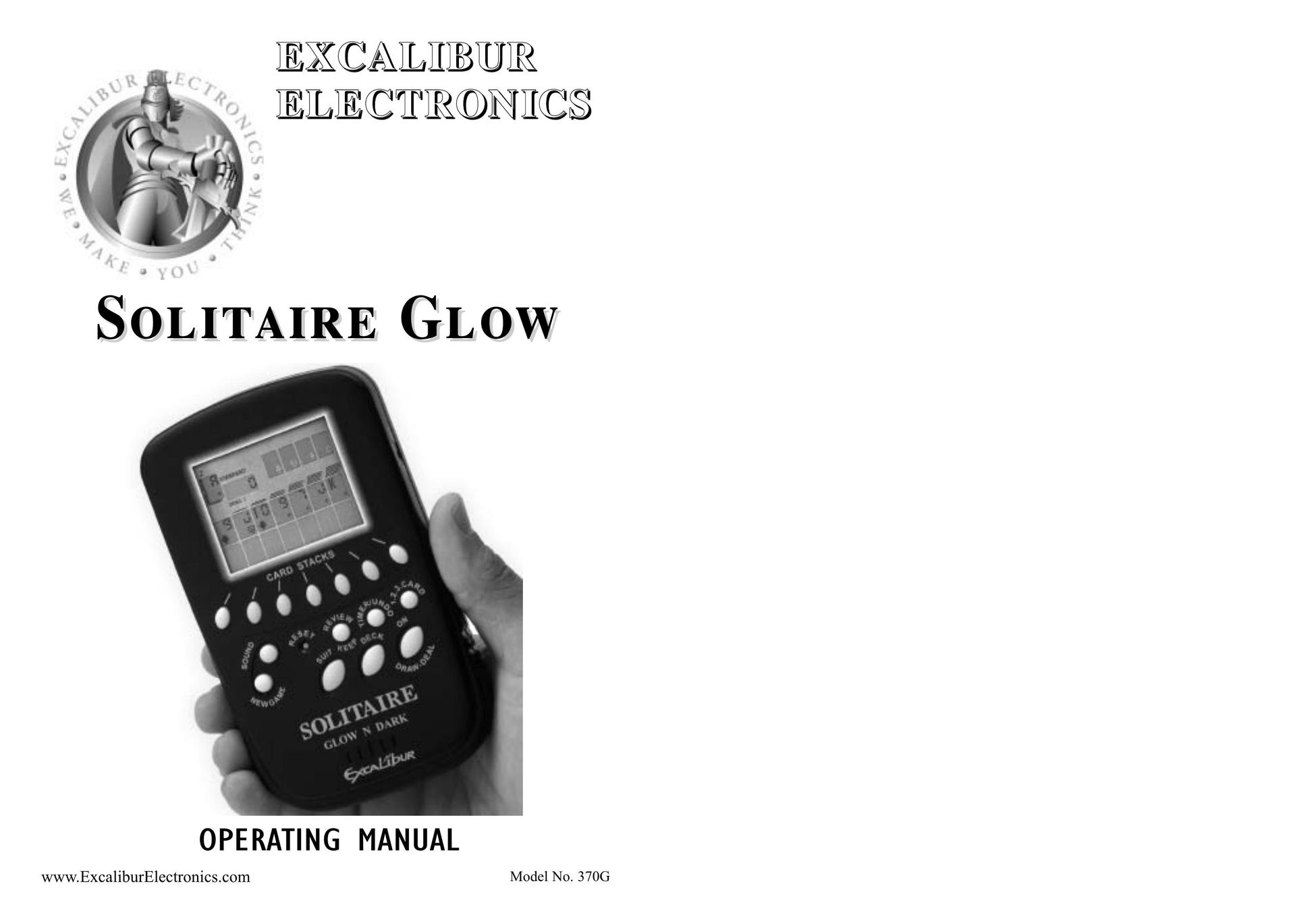 Excalibur electronic 370G Games User Manual