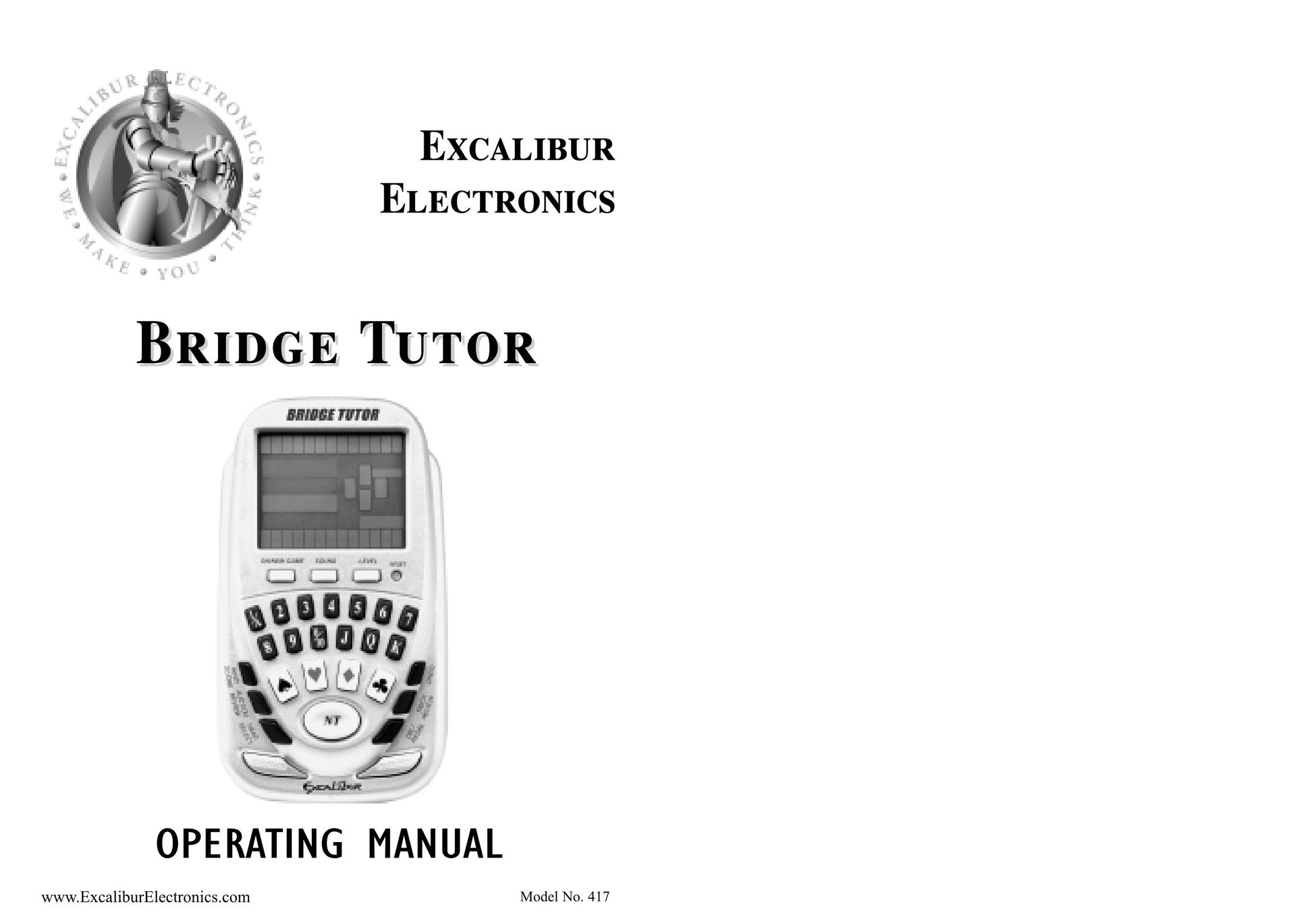 Excalibur electronic 417 Games User Manual