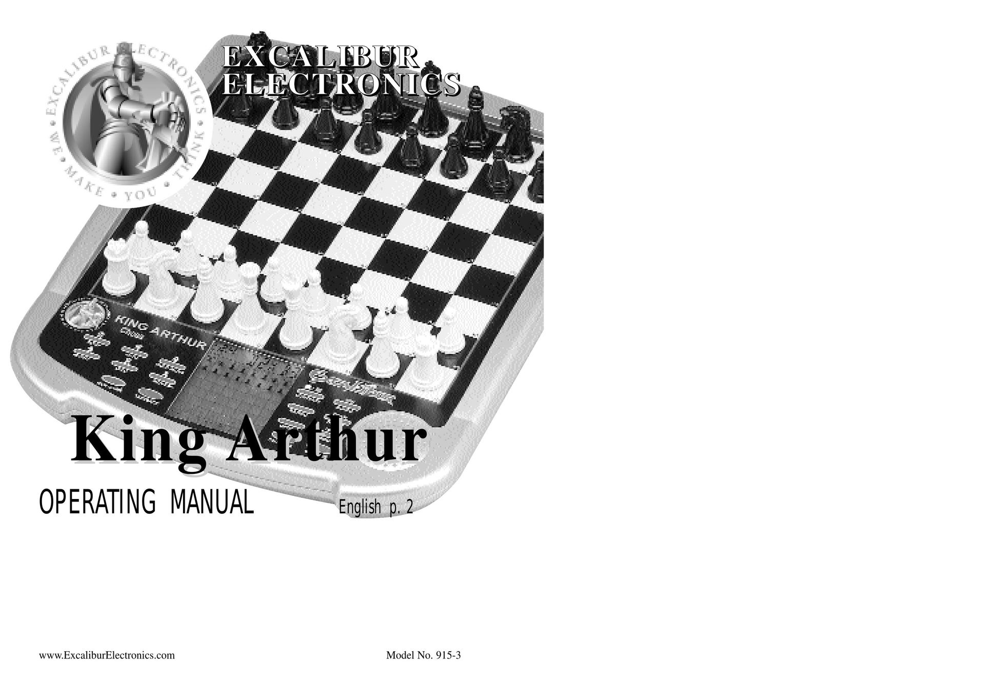 Excalibur electronic 915-3 Games User Manual