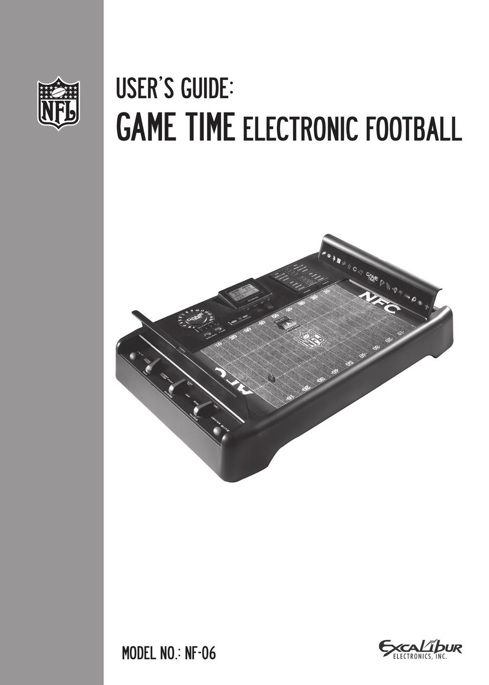 Excalibur electronic NF-06 Games User Manual