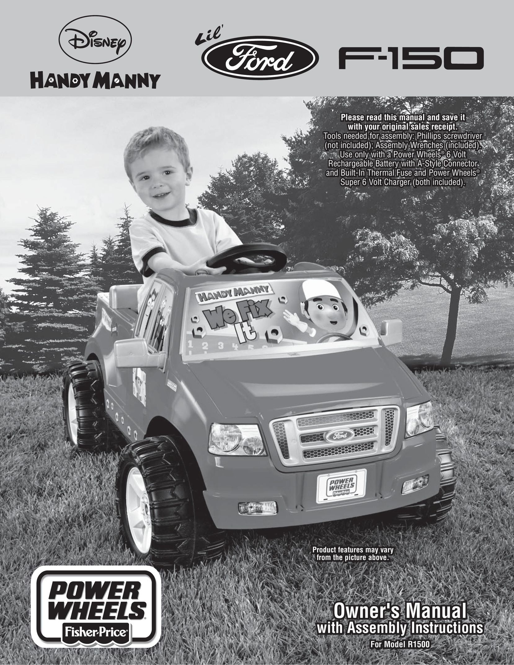 Fisher-Price F-150 Games User Manual