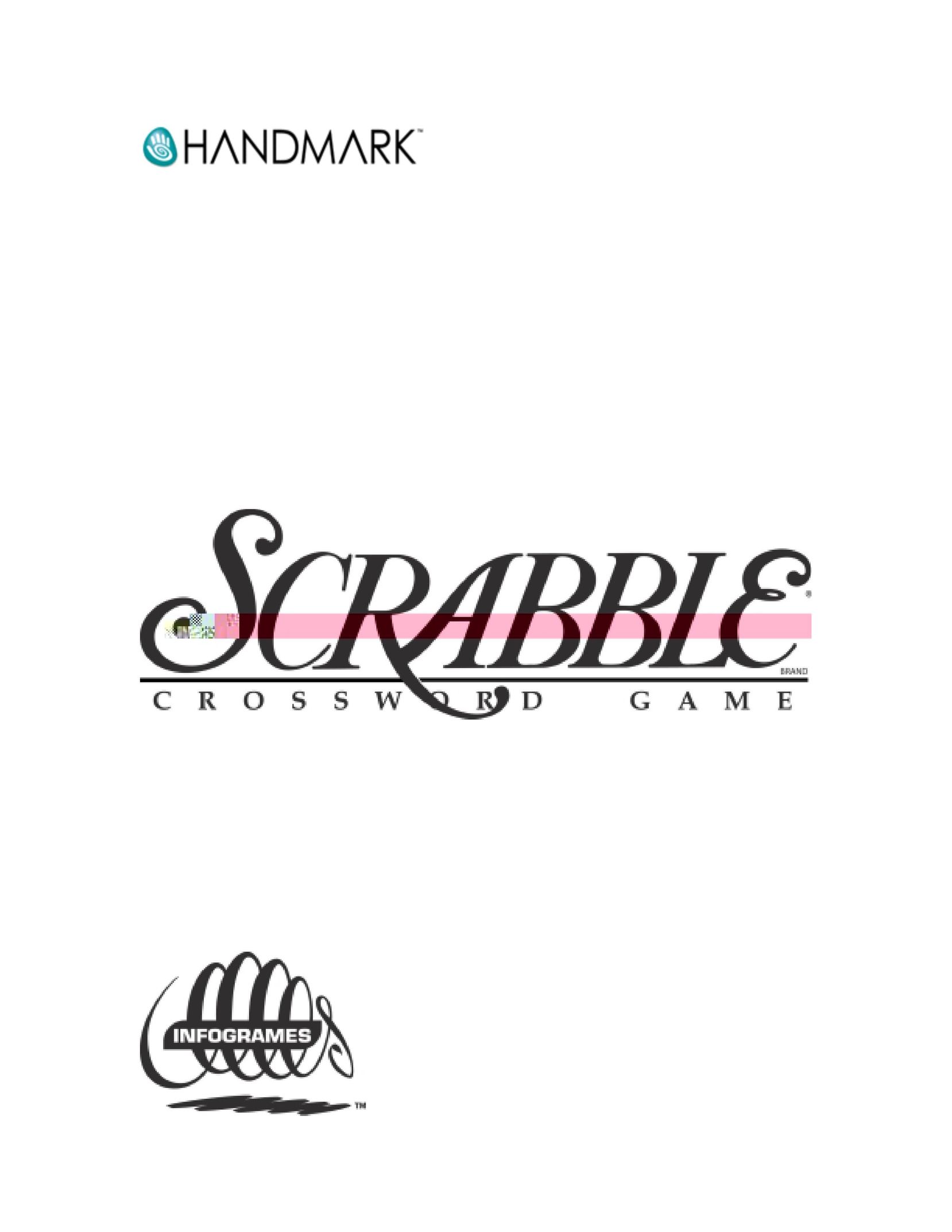 Handmark Scrabble Crossword Game Games User Manual