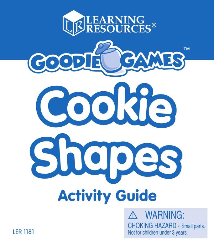 Learning Resources Goodie Game Games User Manual