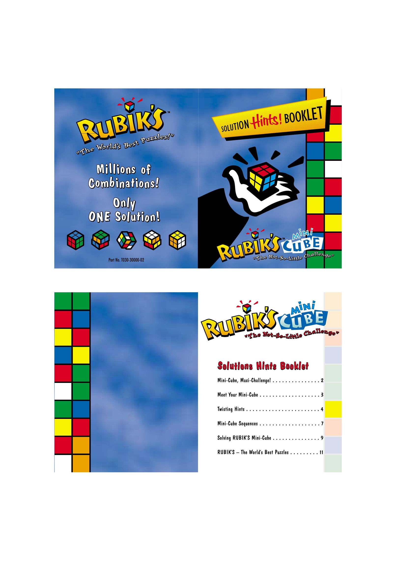 Rubik's T030-30000-02 Games User Manual