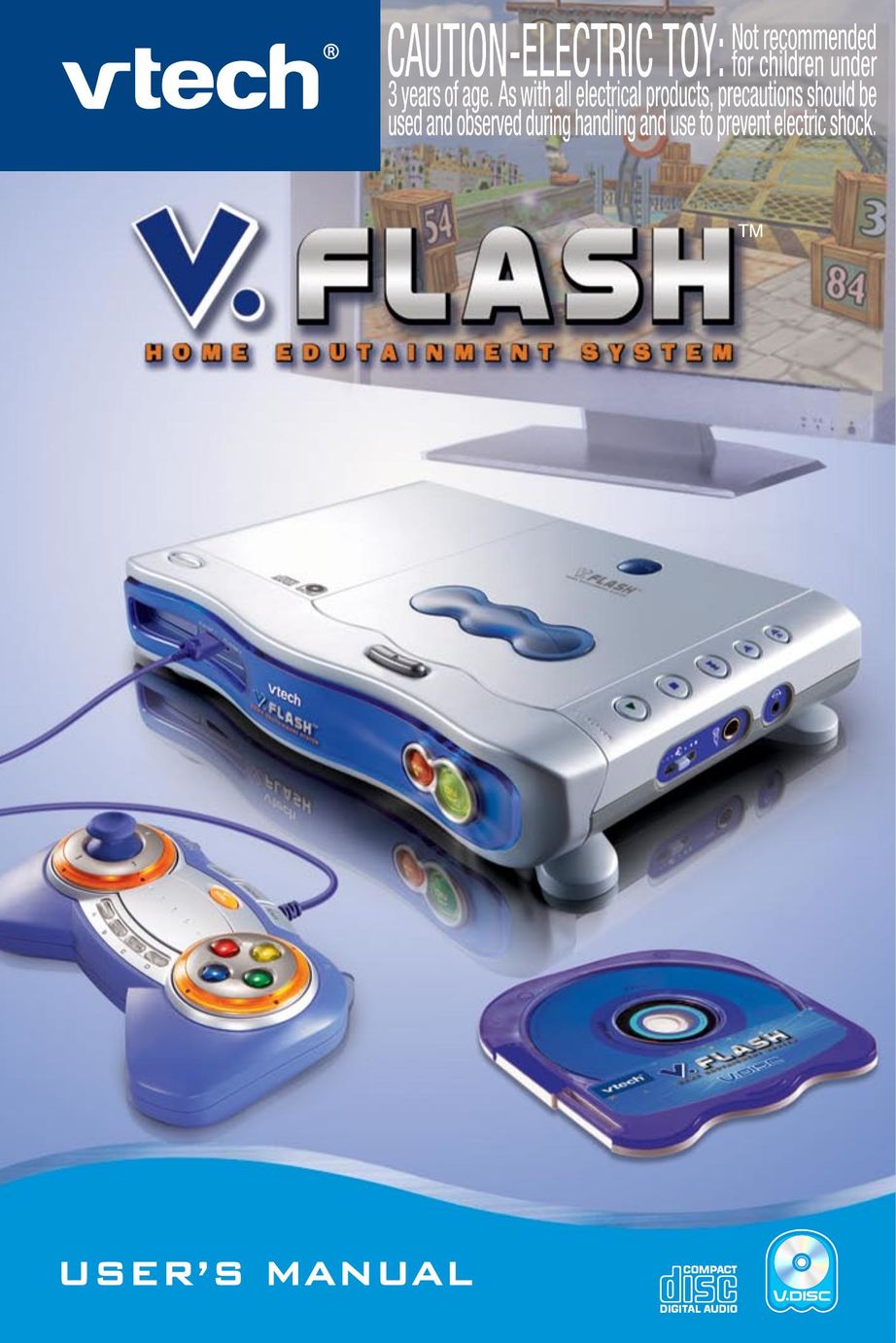VTech Home Edutainment System Games User Manual