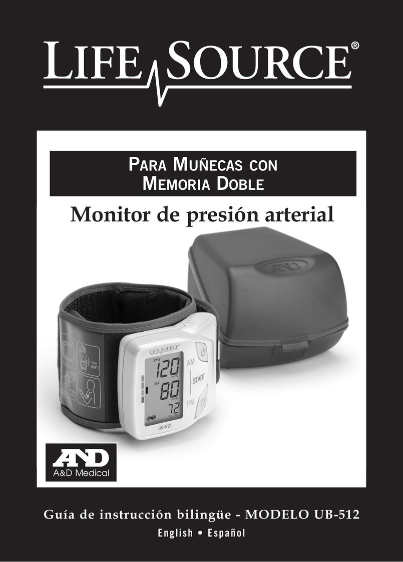 A&D UB-512 Heart Rate Monitor User Manual