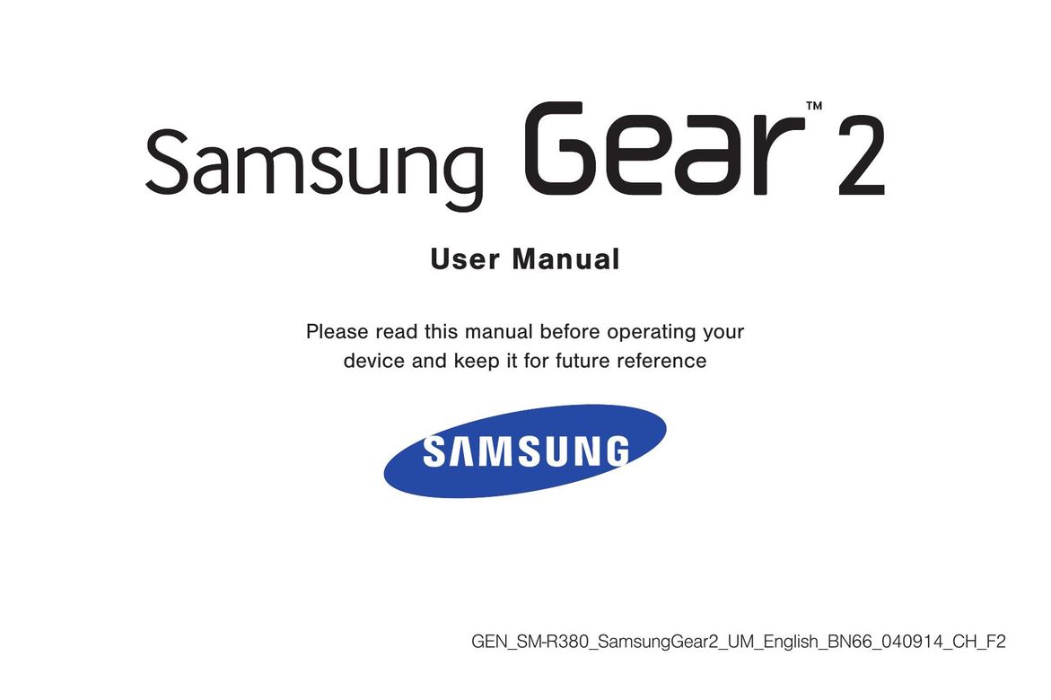 Samsung GEN Heart Rate Monitor User Manual