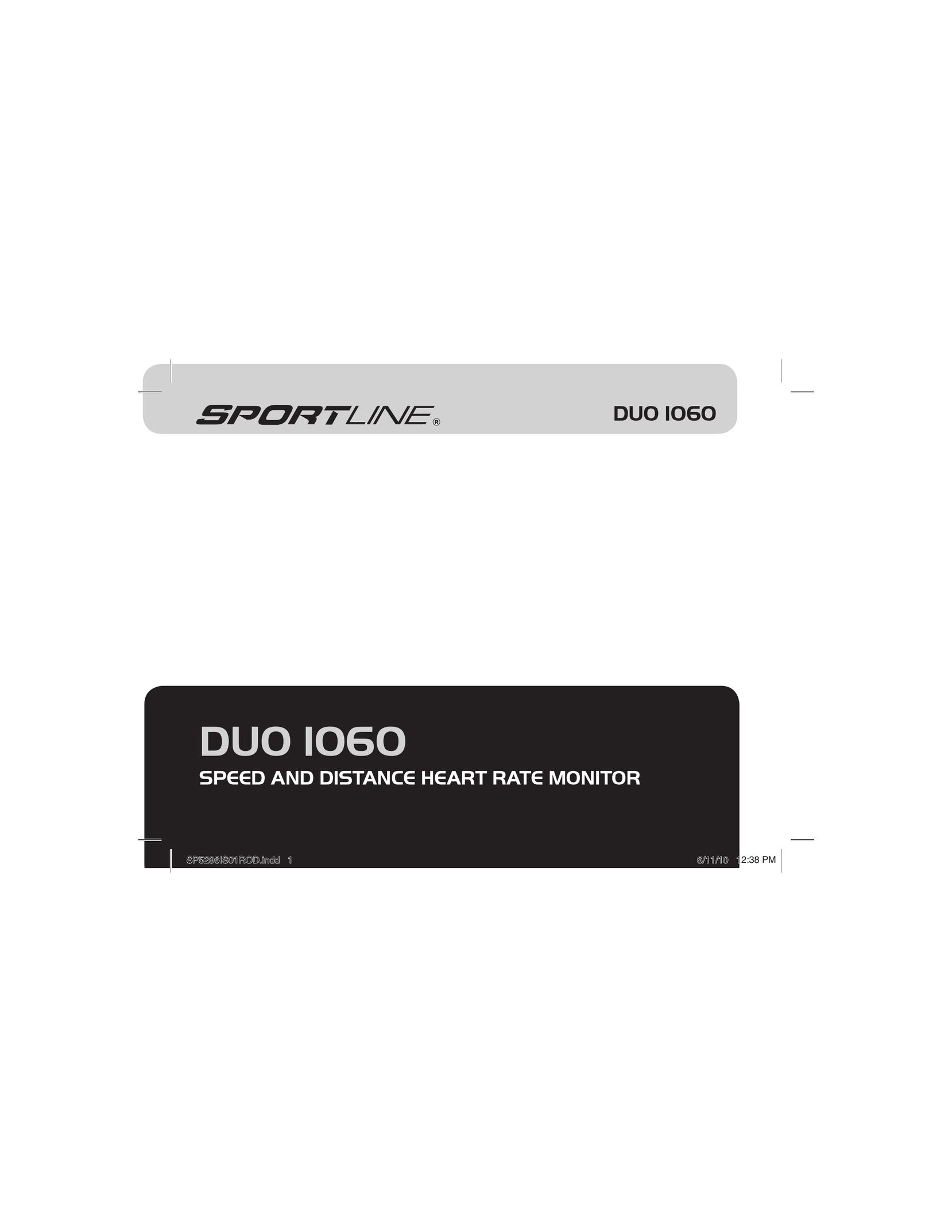 Sportline DUO I060 Heart Rate Monitor User Manual