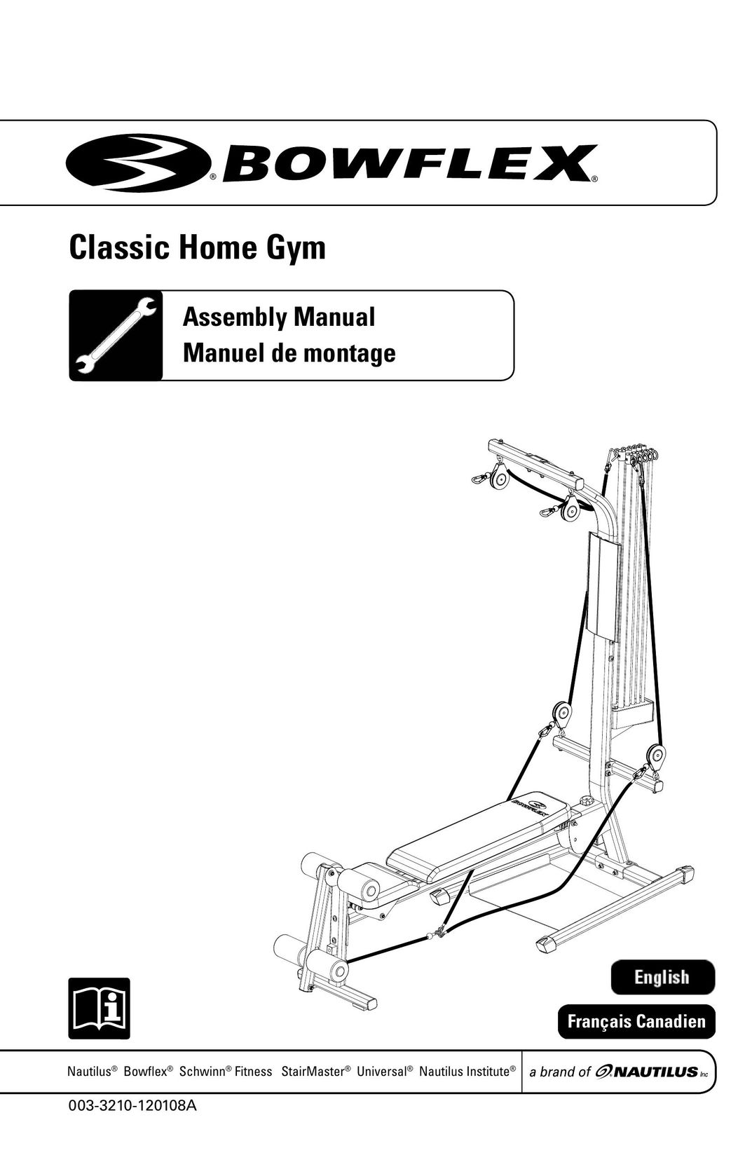 Bowflex 003-3210-120108A Home Gym User Manual