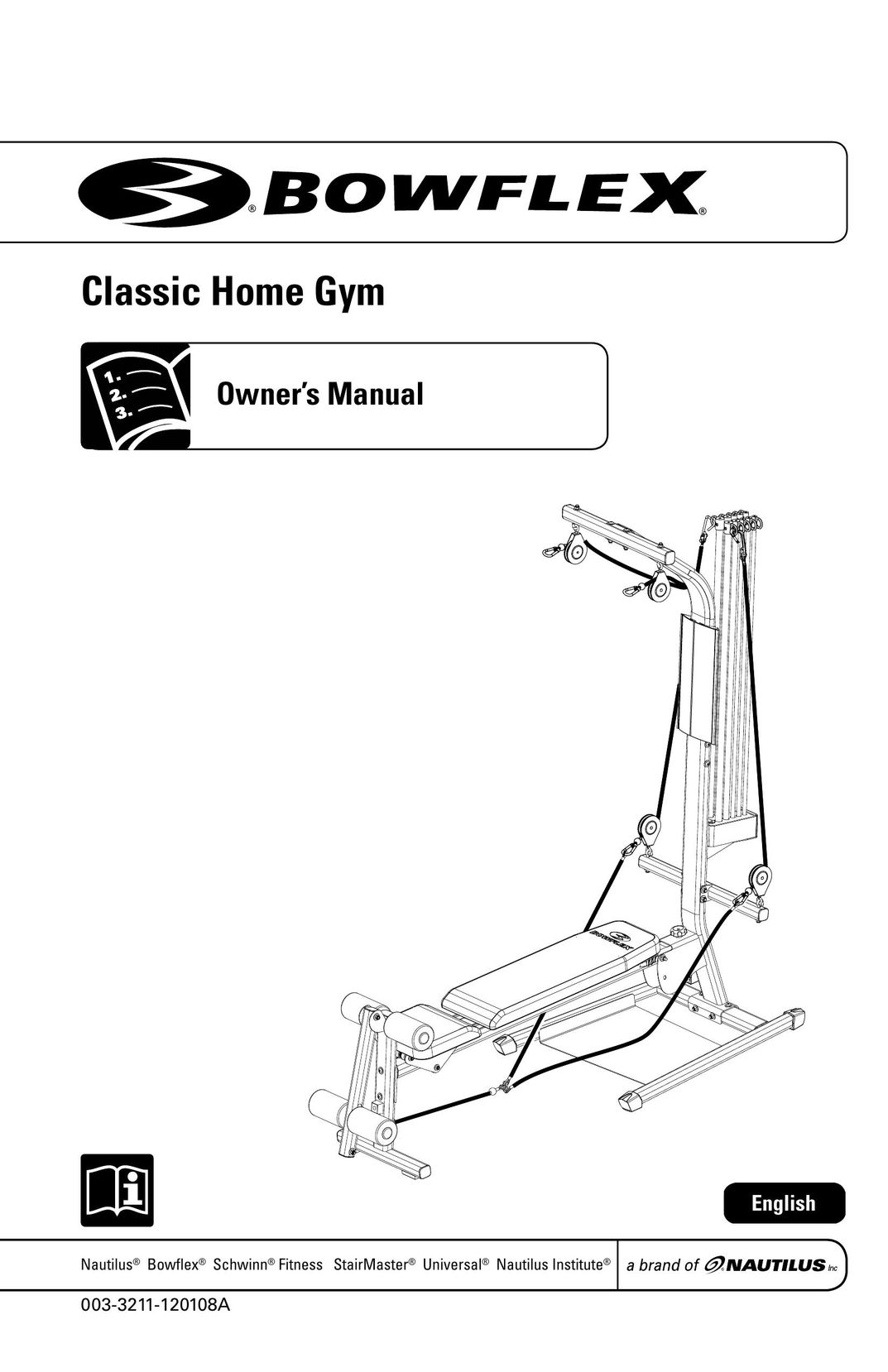 Bowflex 003-3211-120108A Home Gym User Manual