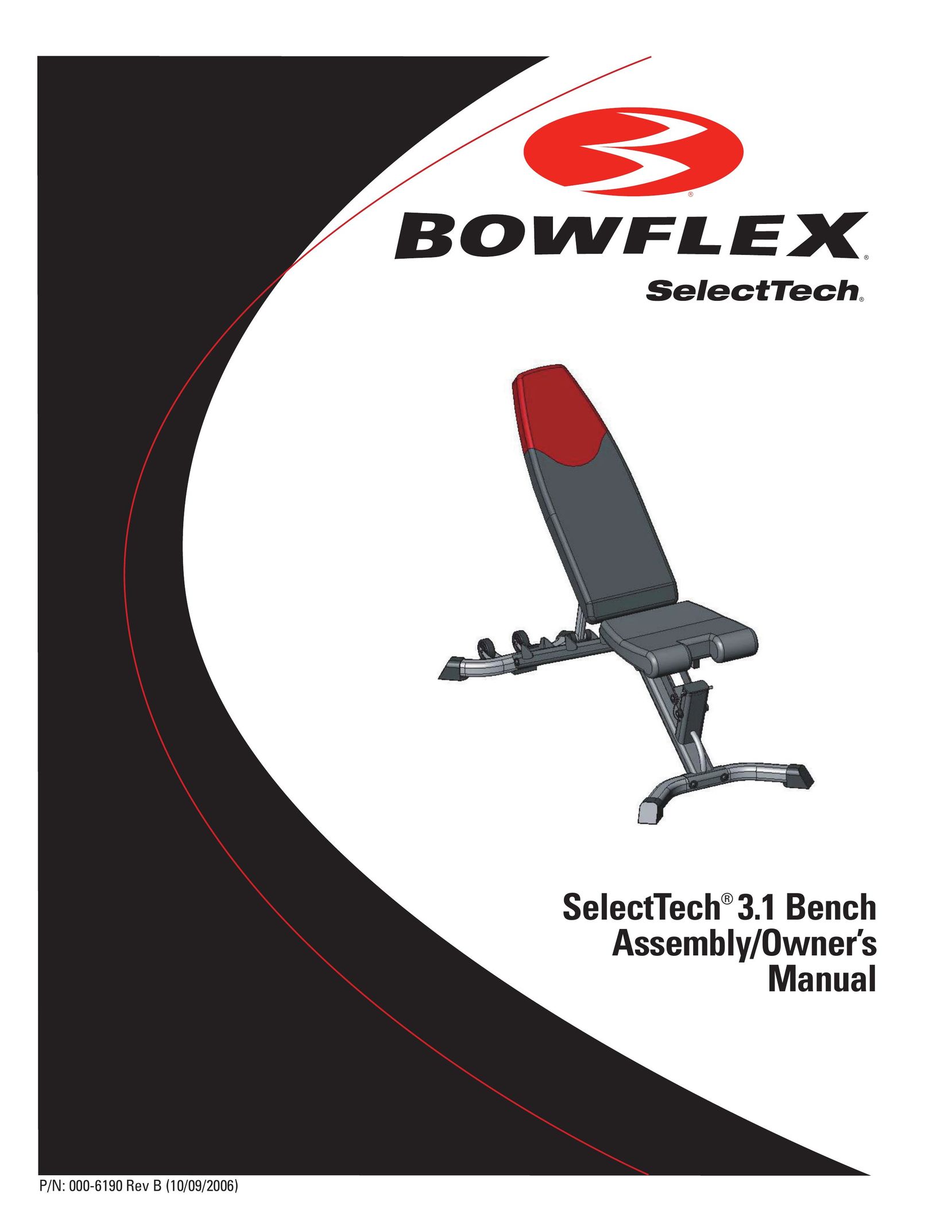 Bowflex 3.1 Bench Home Gym User Manual