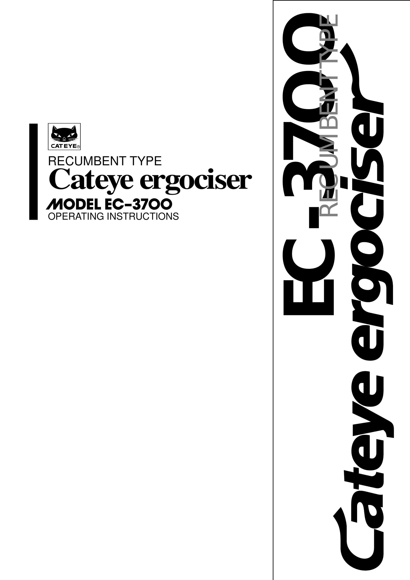 Cateye EC-37OO Home Gym User Manual
