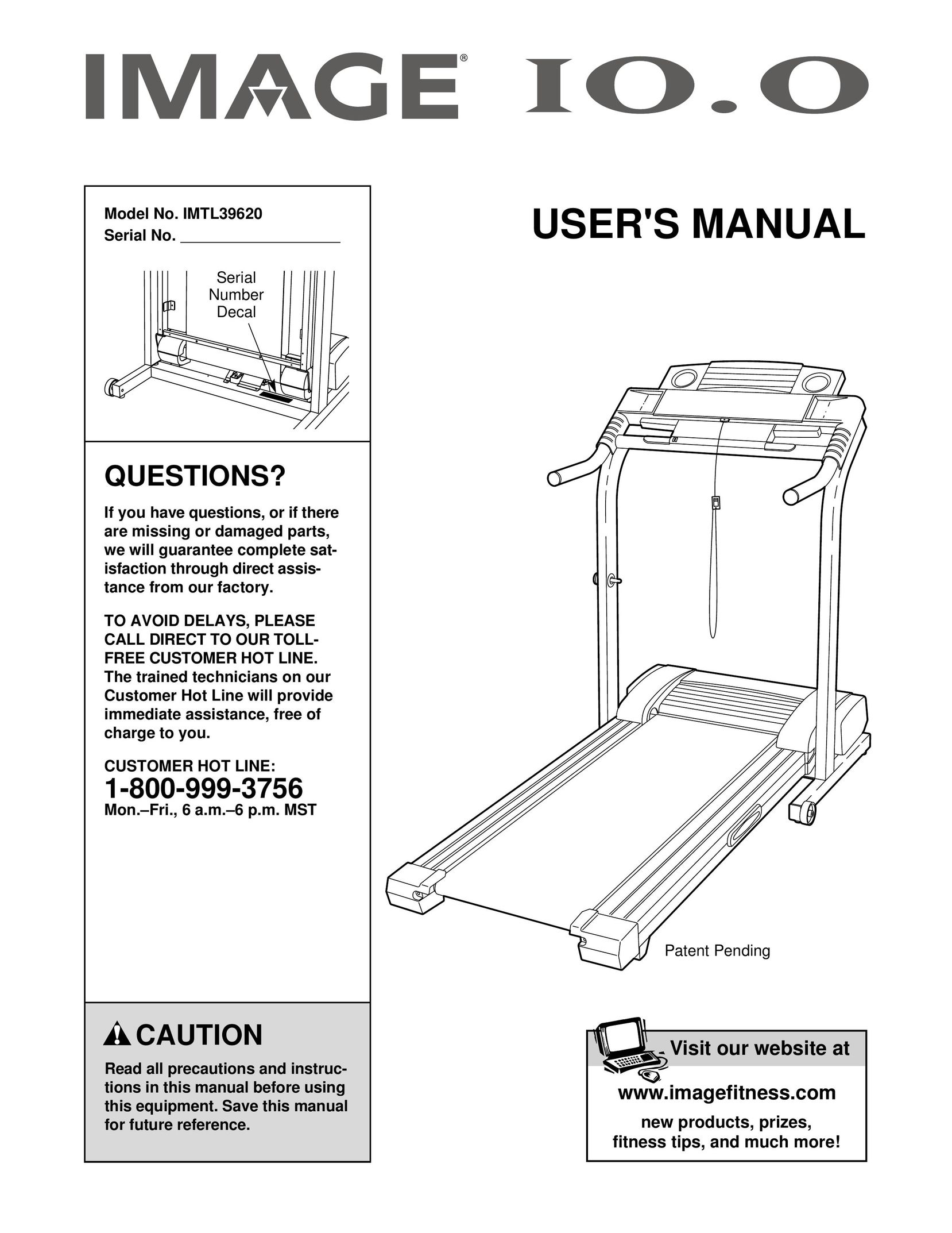Image IMTL39620 Home Gym User Manual