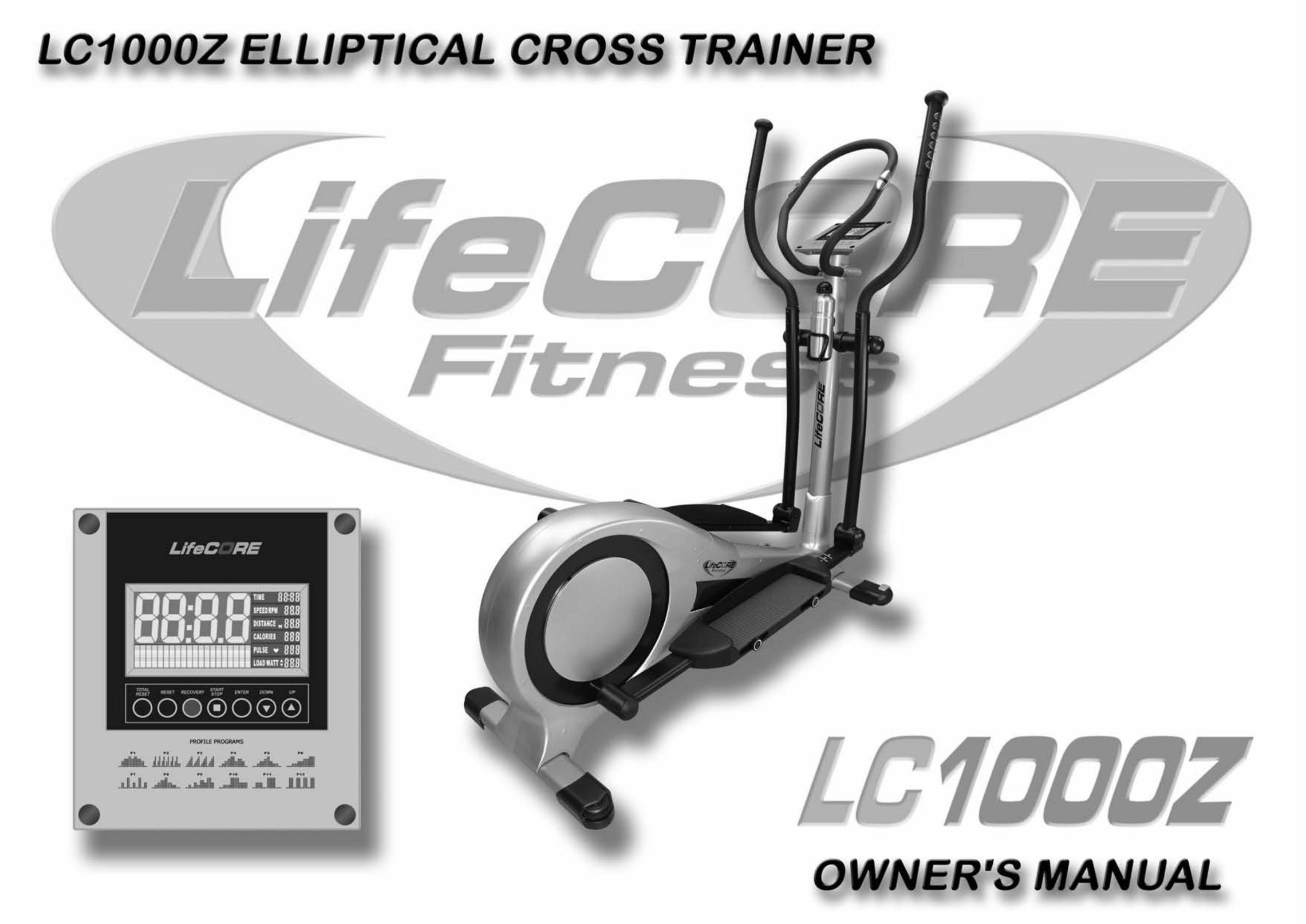 LifeCore Fitness 1000Z Home Gym User Manual