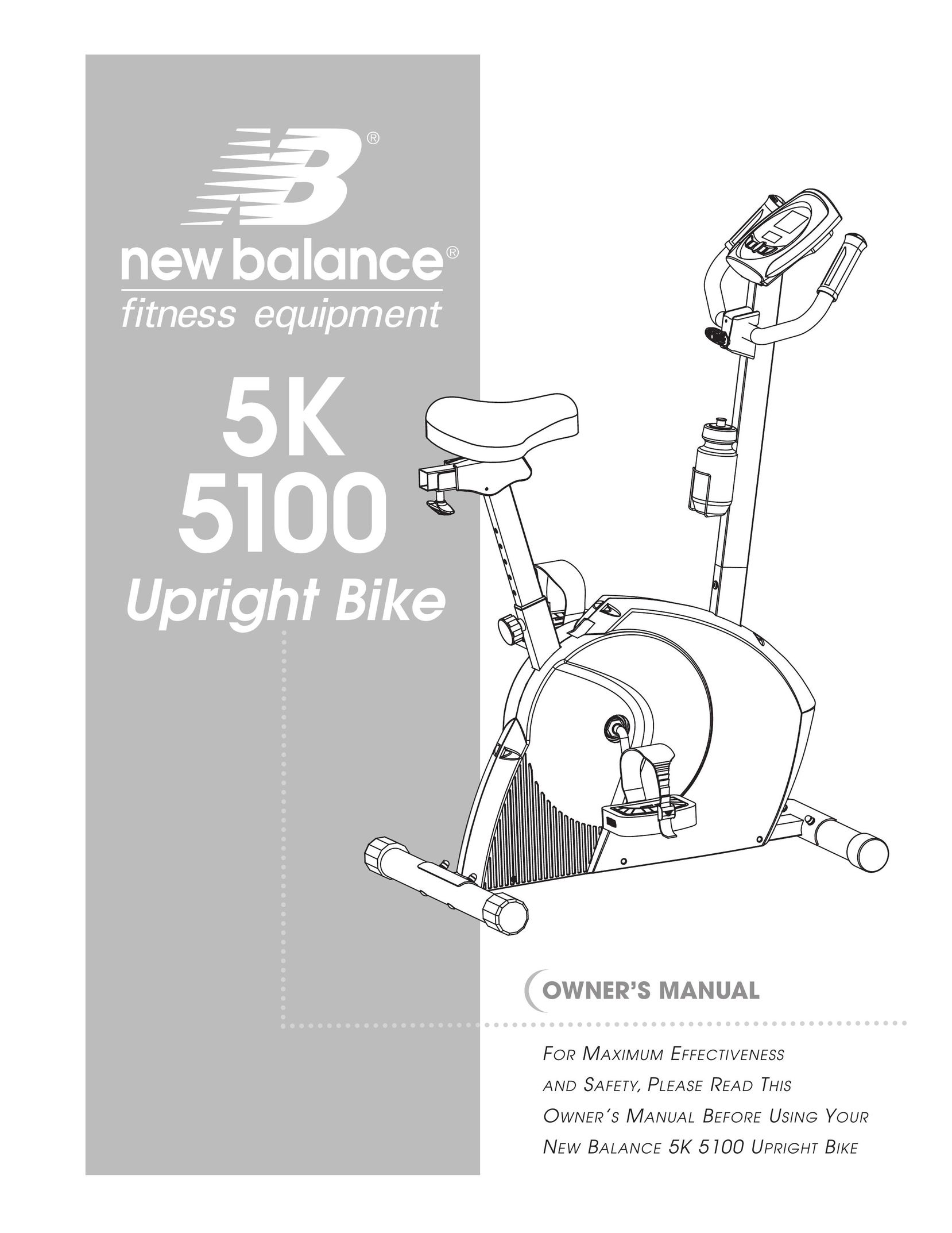 New Balance 5K 5100 Home Gym User Manual
