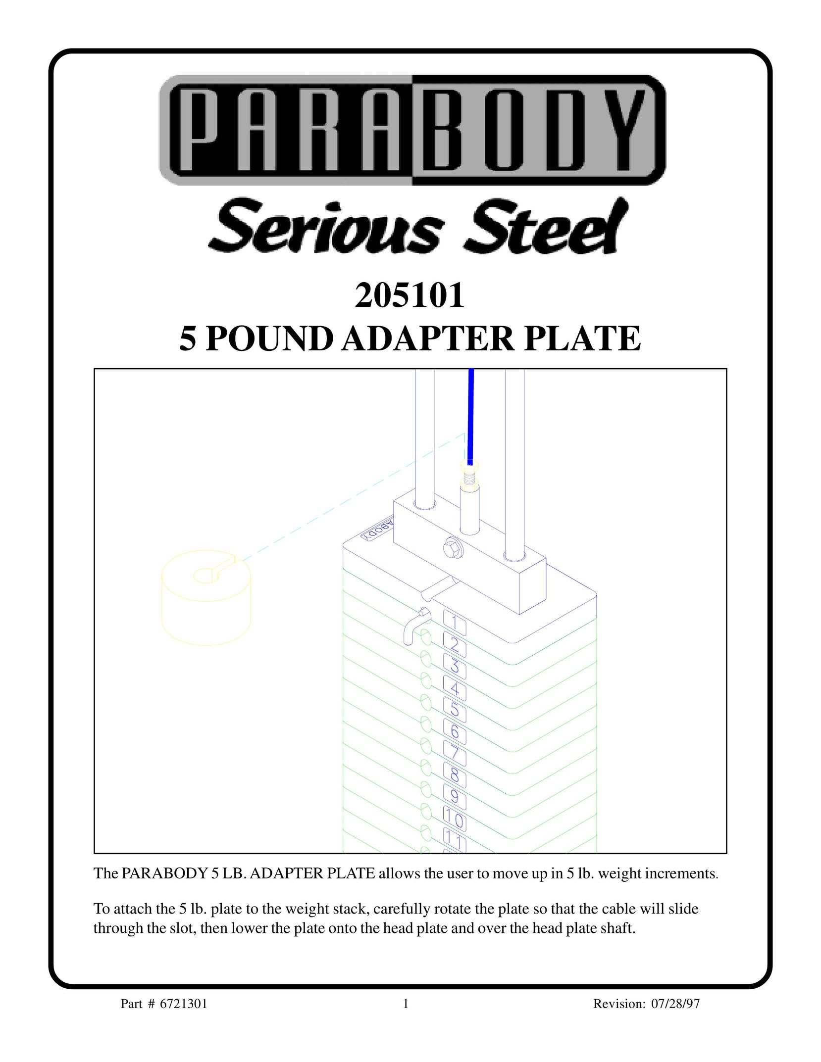 ParaBody 205101 Home Gym User Manual