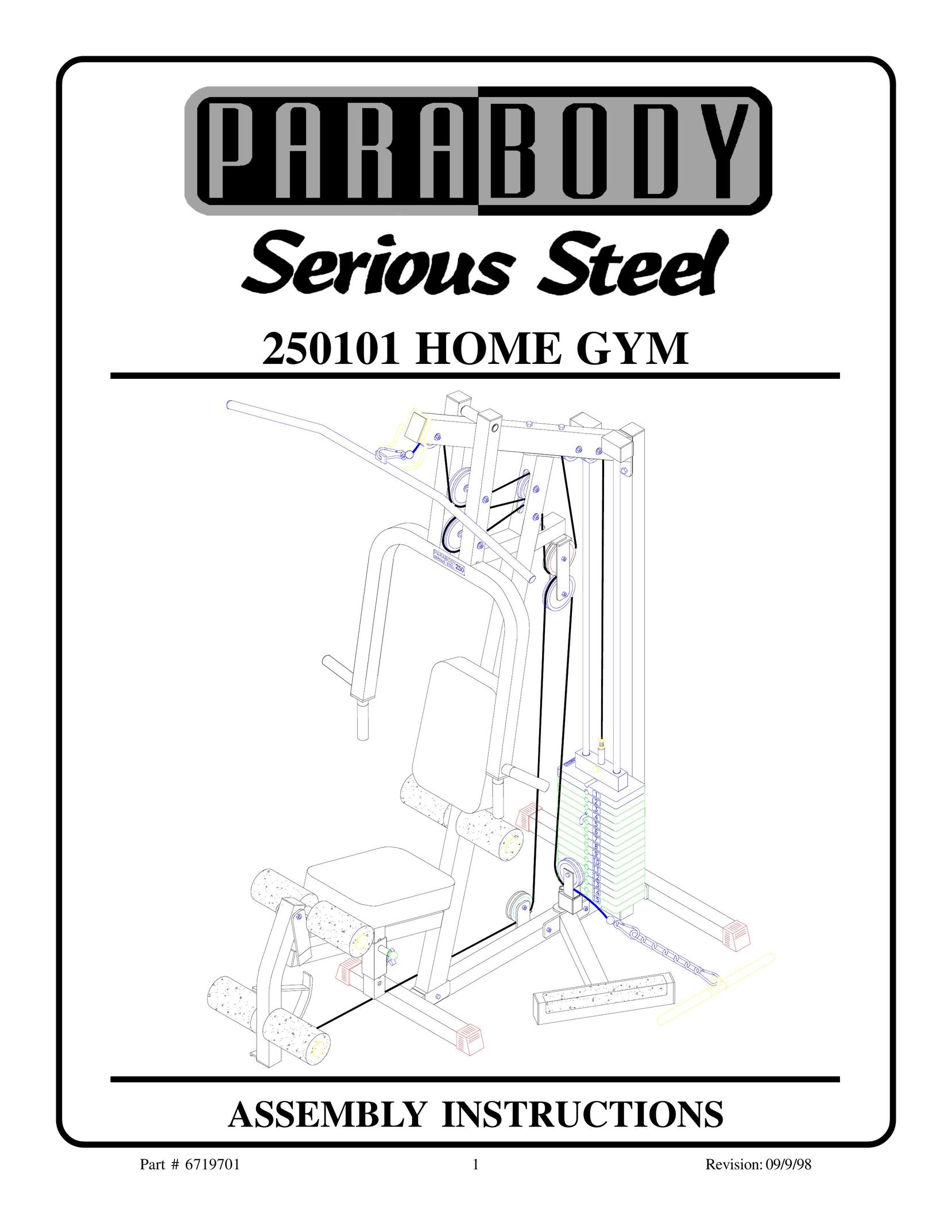 ParaBody 250101 Home Gym User Manual