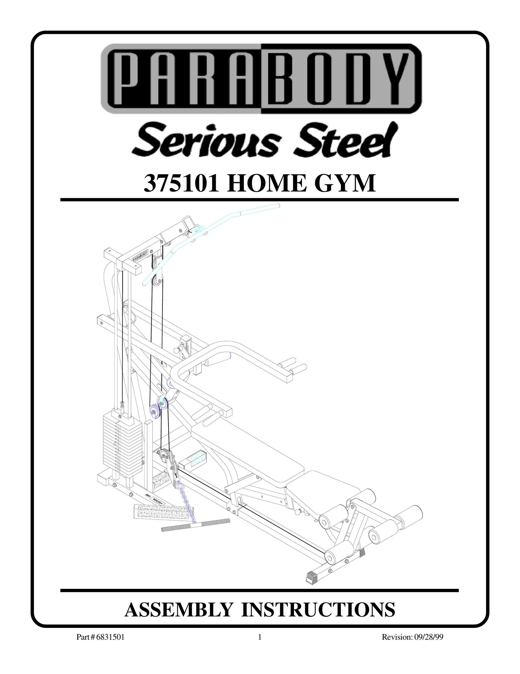 ParaBody 375101 Home Gym User Manual