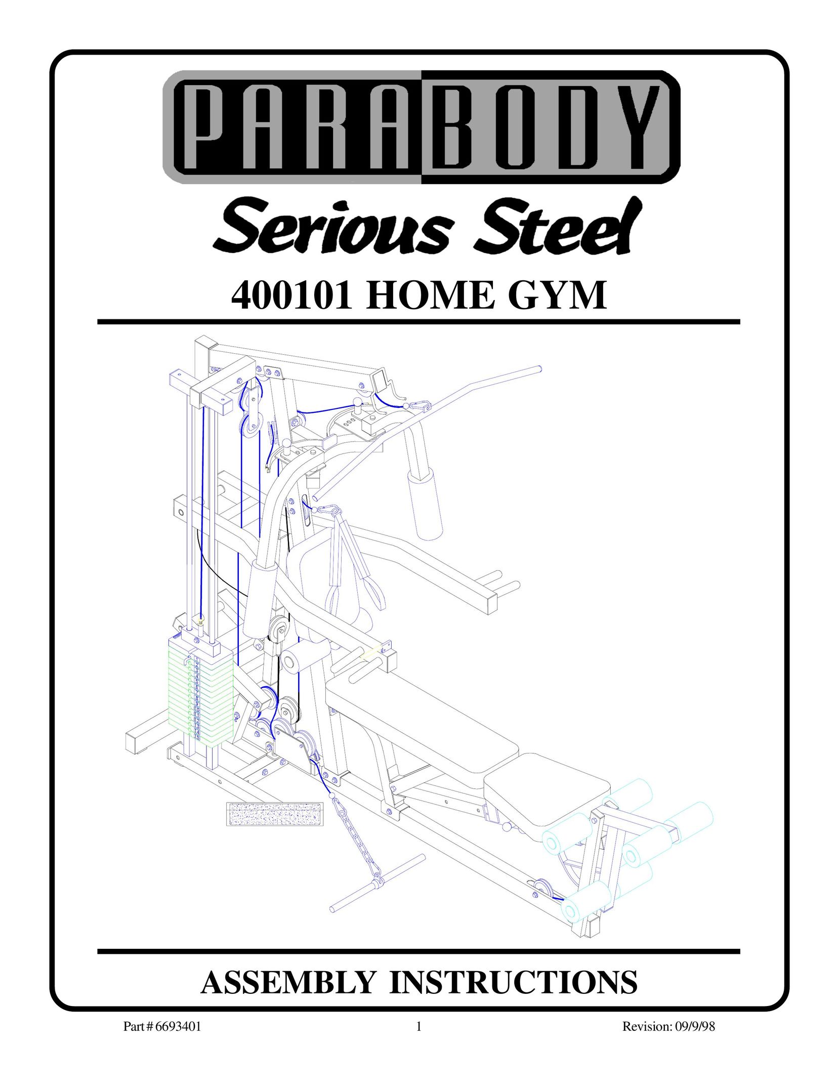 ParaBody 400101 Home Gym User Manual