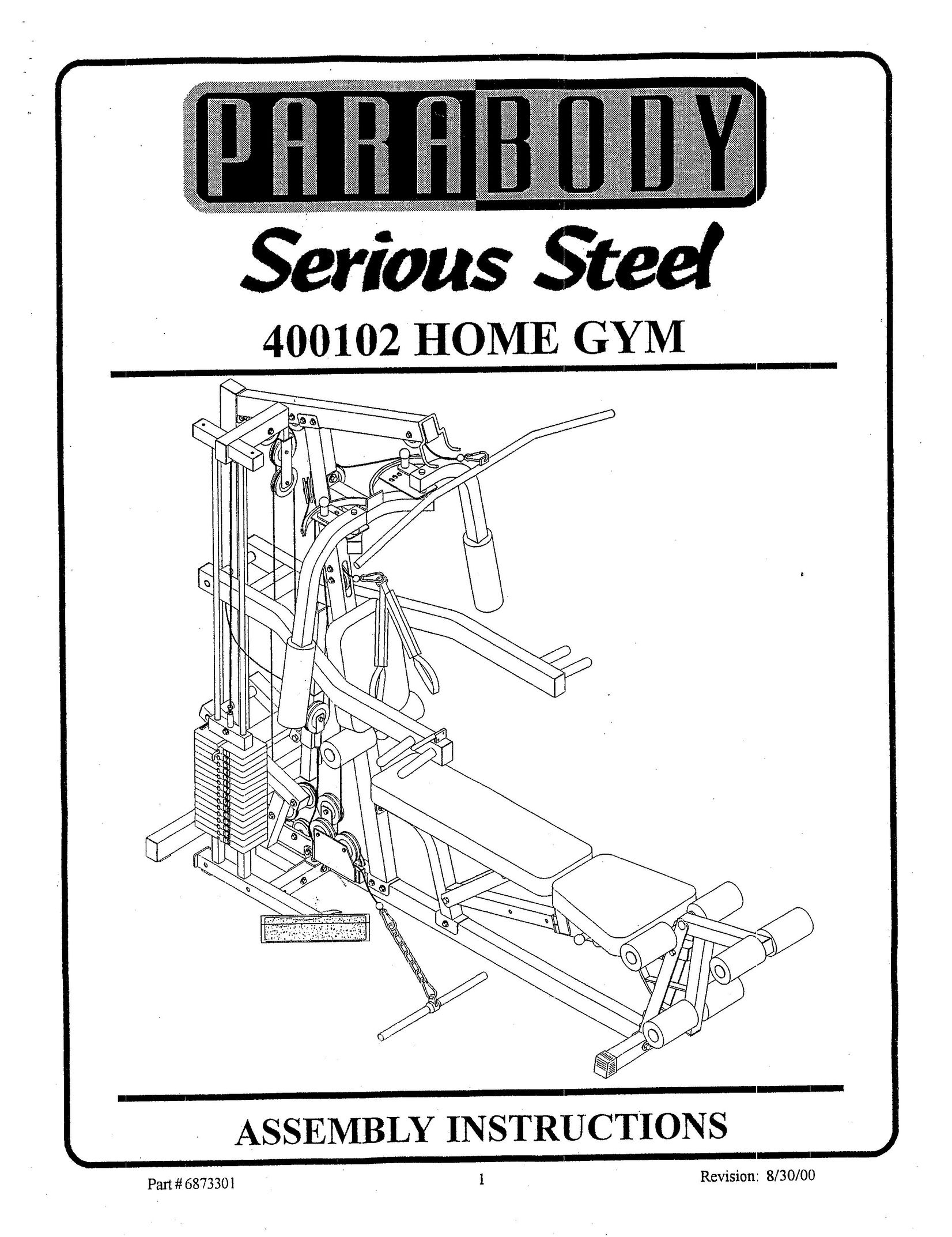 ParaBody 400102 Home Gym User Manual