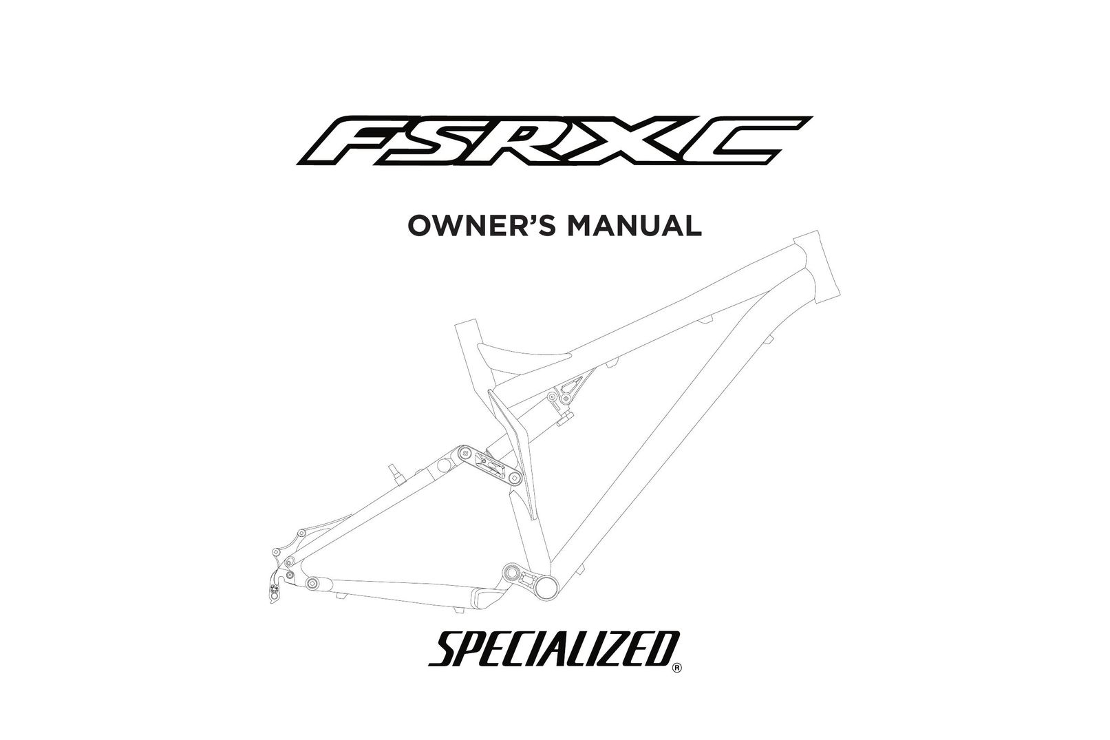 Specialized FSRXC Home Gym User Manual