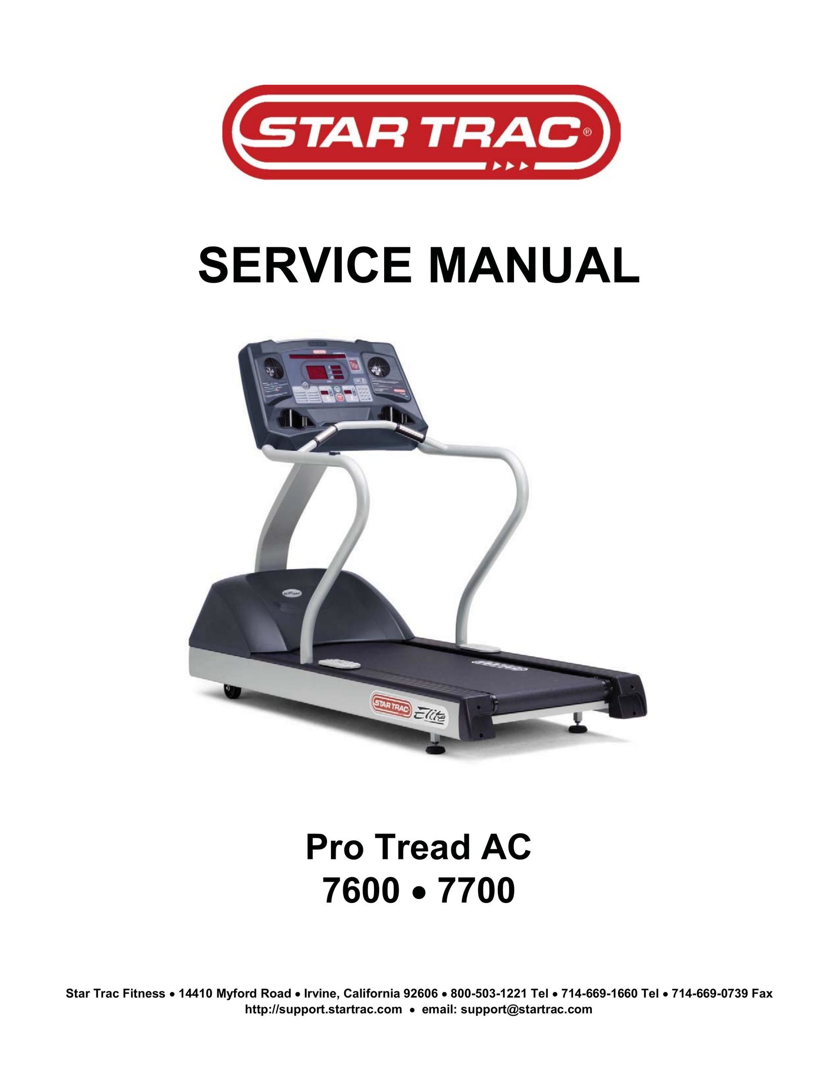 Star Trac 7600 Home Gym User Manual