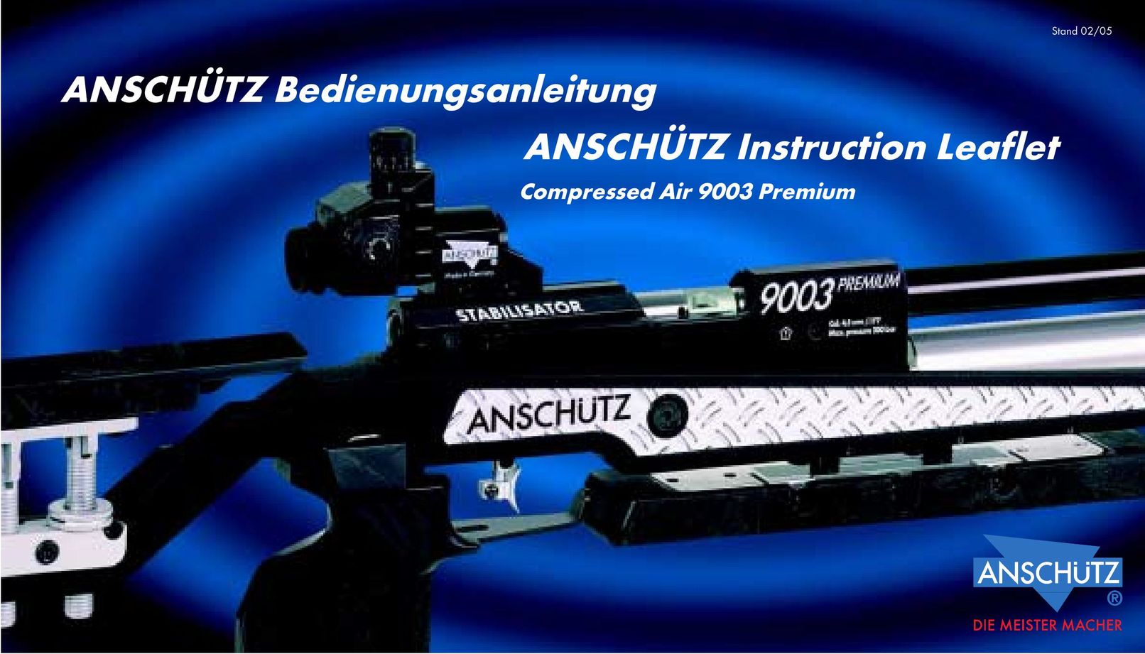 Anschutz 9003 Hunting Equipment User Manual